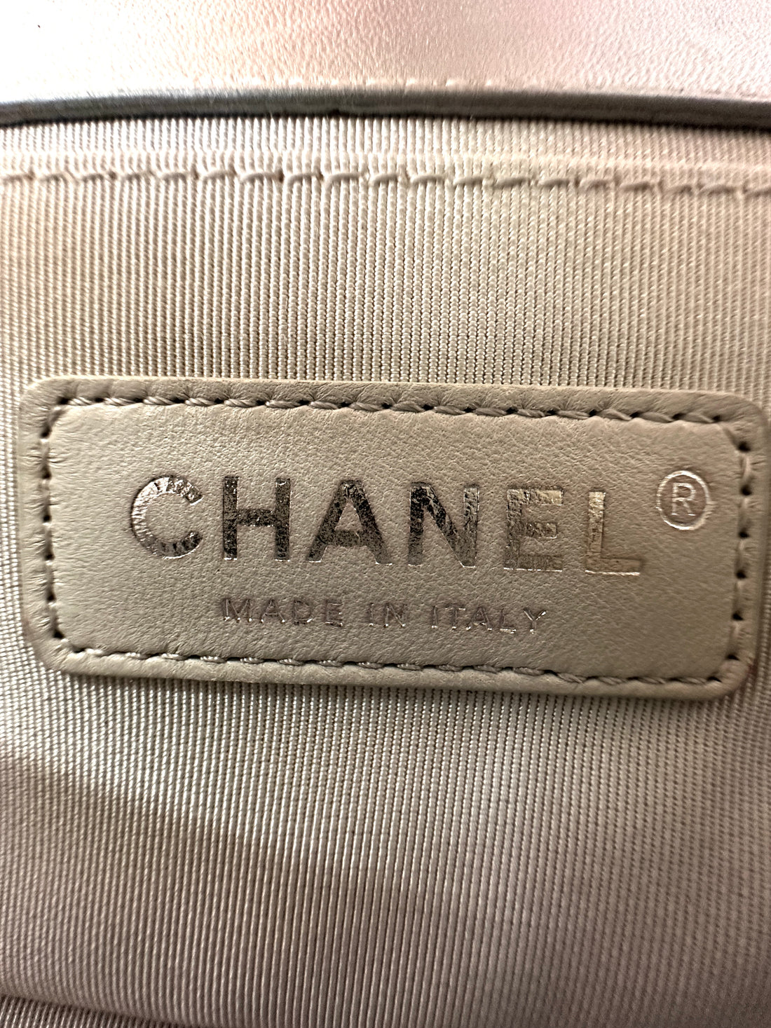 Chanel LeBoy Iridescent Blue Quilted Leather Small Size Flap Bag With Silver Buckle(26***24) CC2468
