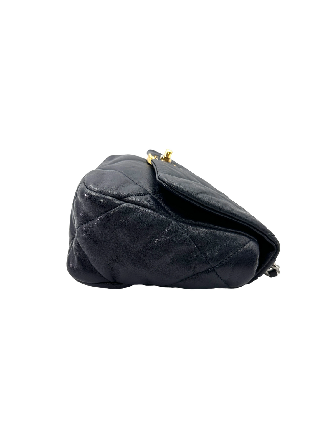 Chanel 19Bag Navy Quilted Leather Small Size Flap Bag(29***42) CC2469