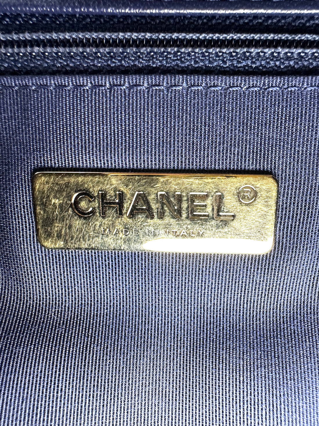 Chanel 19Bag Navy Quilted Leather Small Size Flap Bag(29***42) CC2469