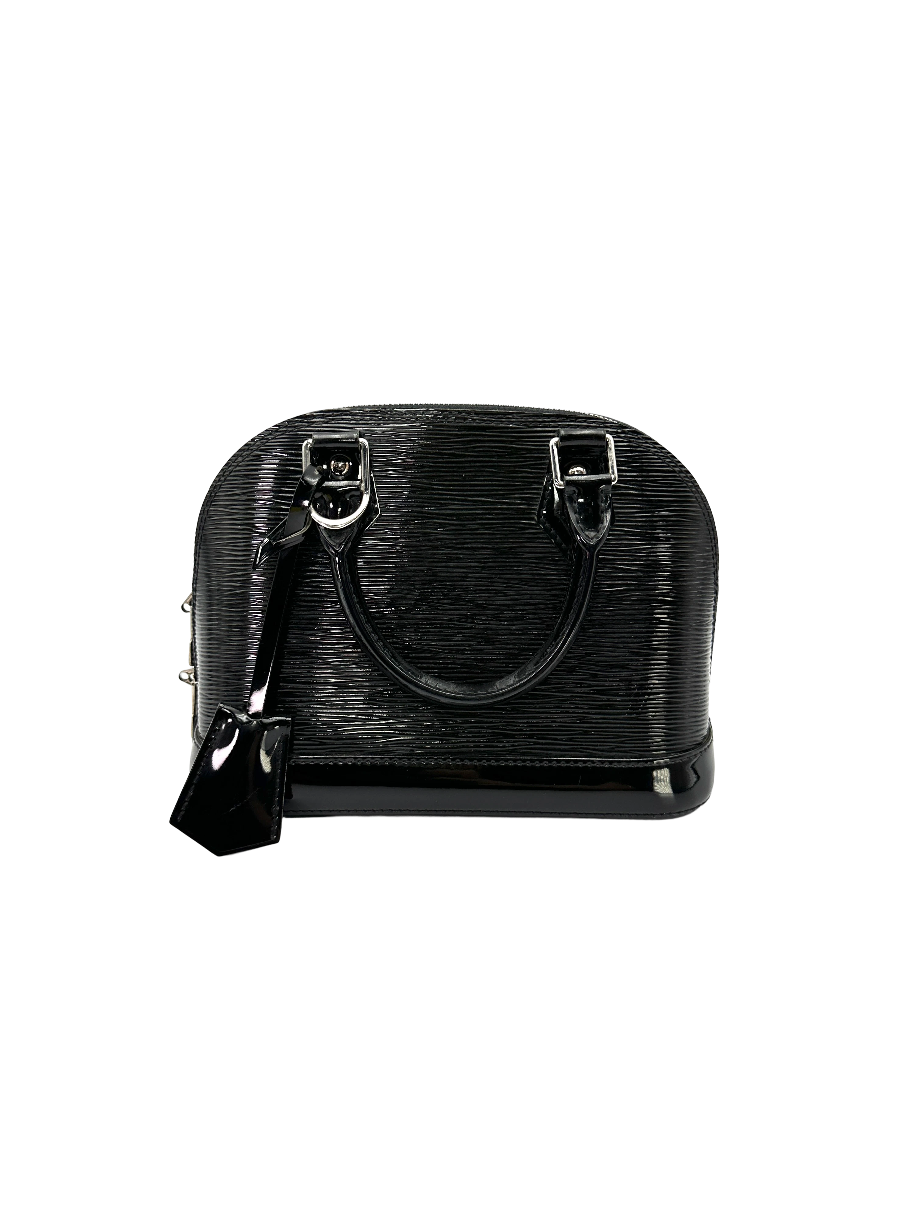 Louis Vuitton Alma Black Epi Leather Handle Bag LV3249