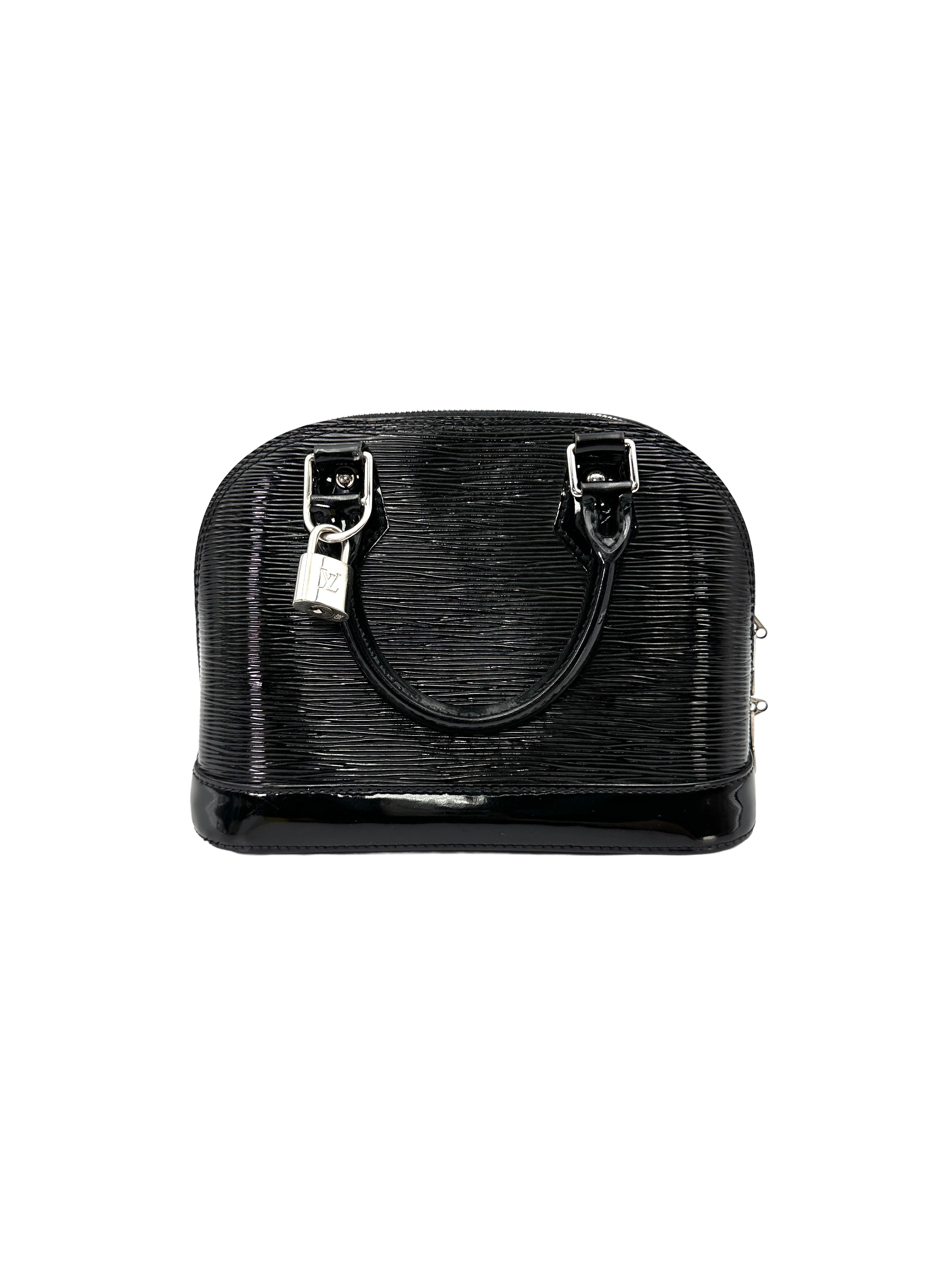 Louis Vuitton Alma Black Epi Leather Handle Bag LV3249