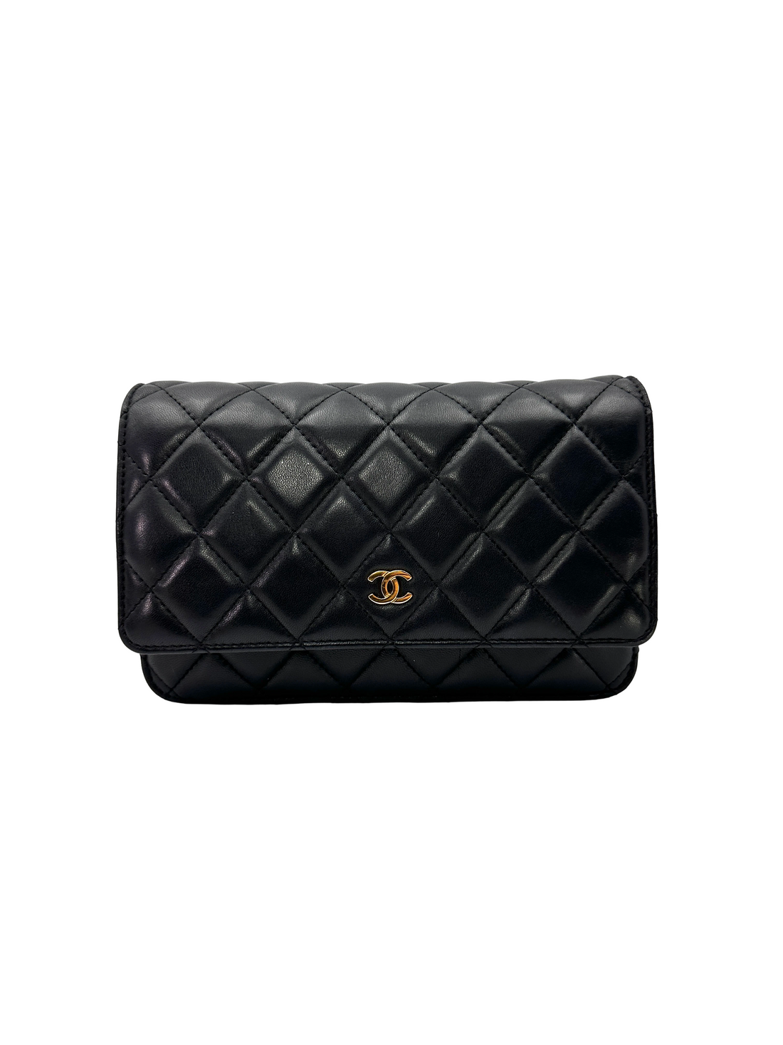 Chanel Black Quilted Lambskin Wallet On Chain(20***95) CC2471