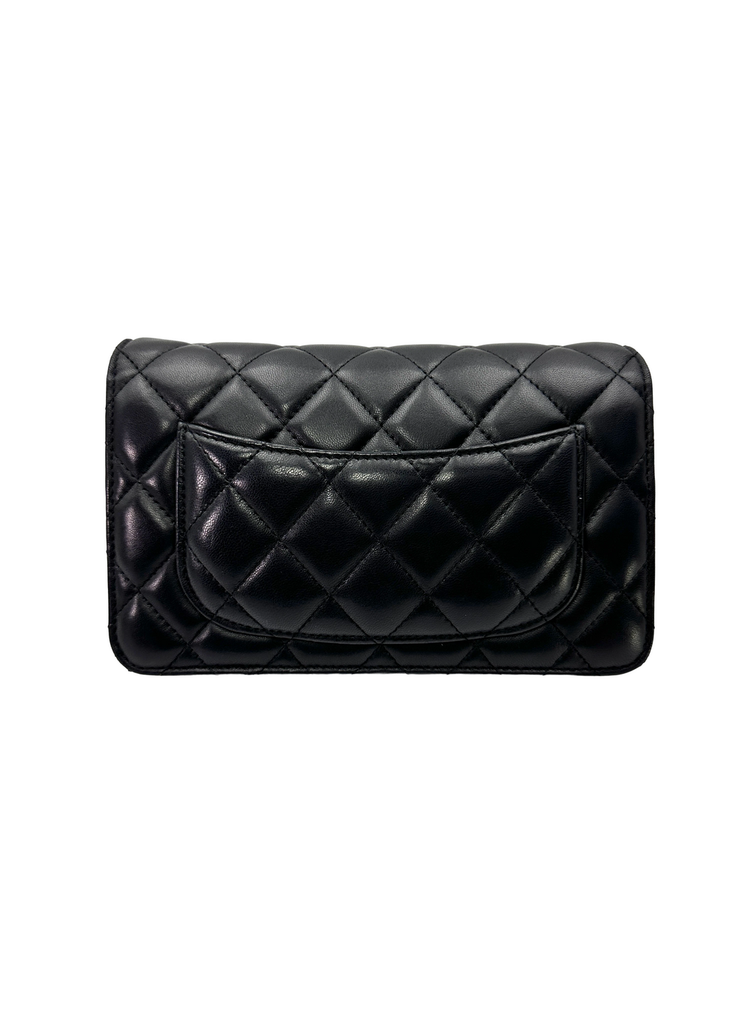 Chanel Black Quilted Lambskin Wallet On Chain(20***95) CC2471