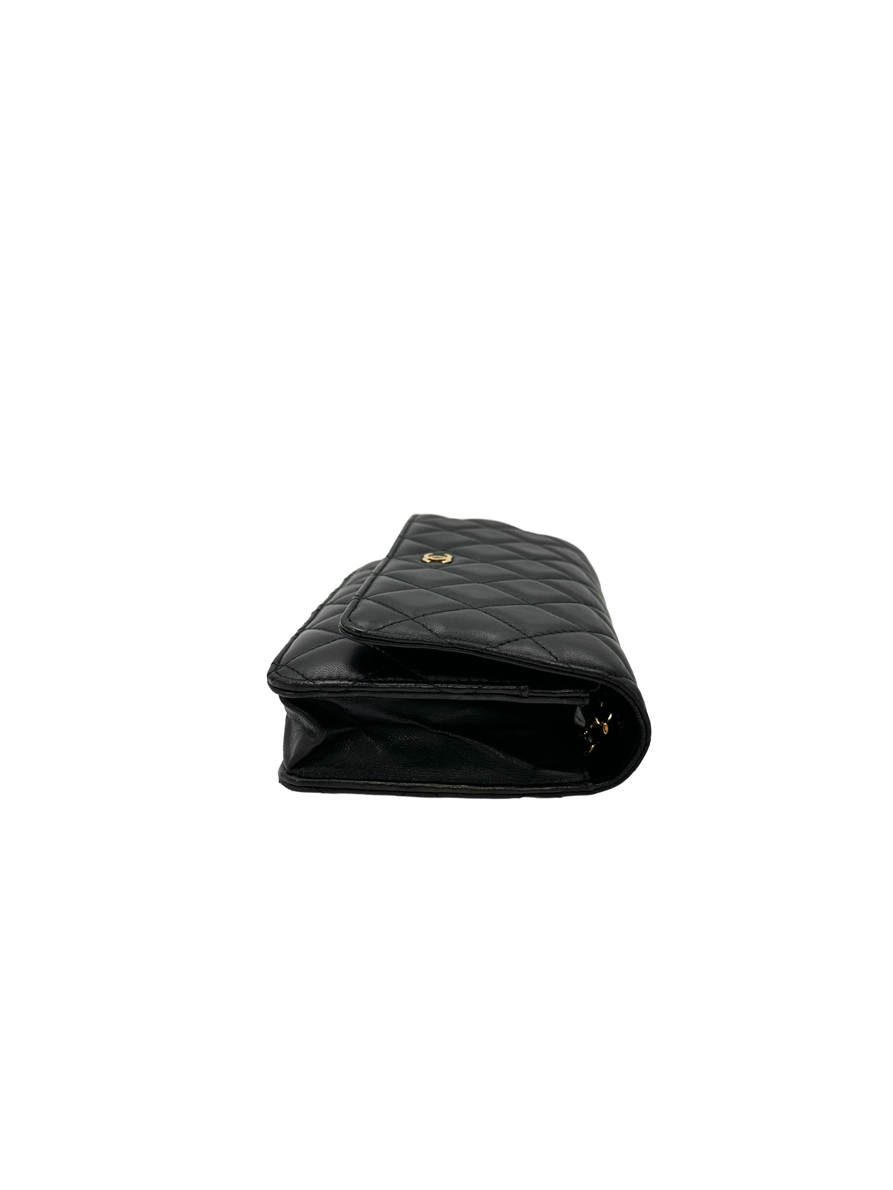 Chanel Black Quilted Lambskin Wallet On Chain(20***95) CC2471