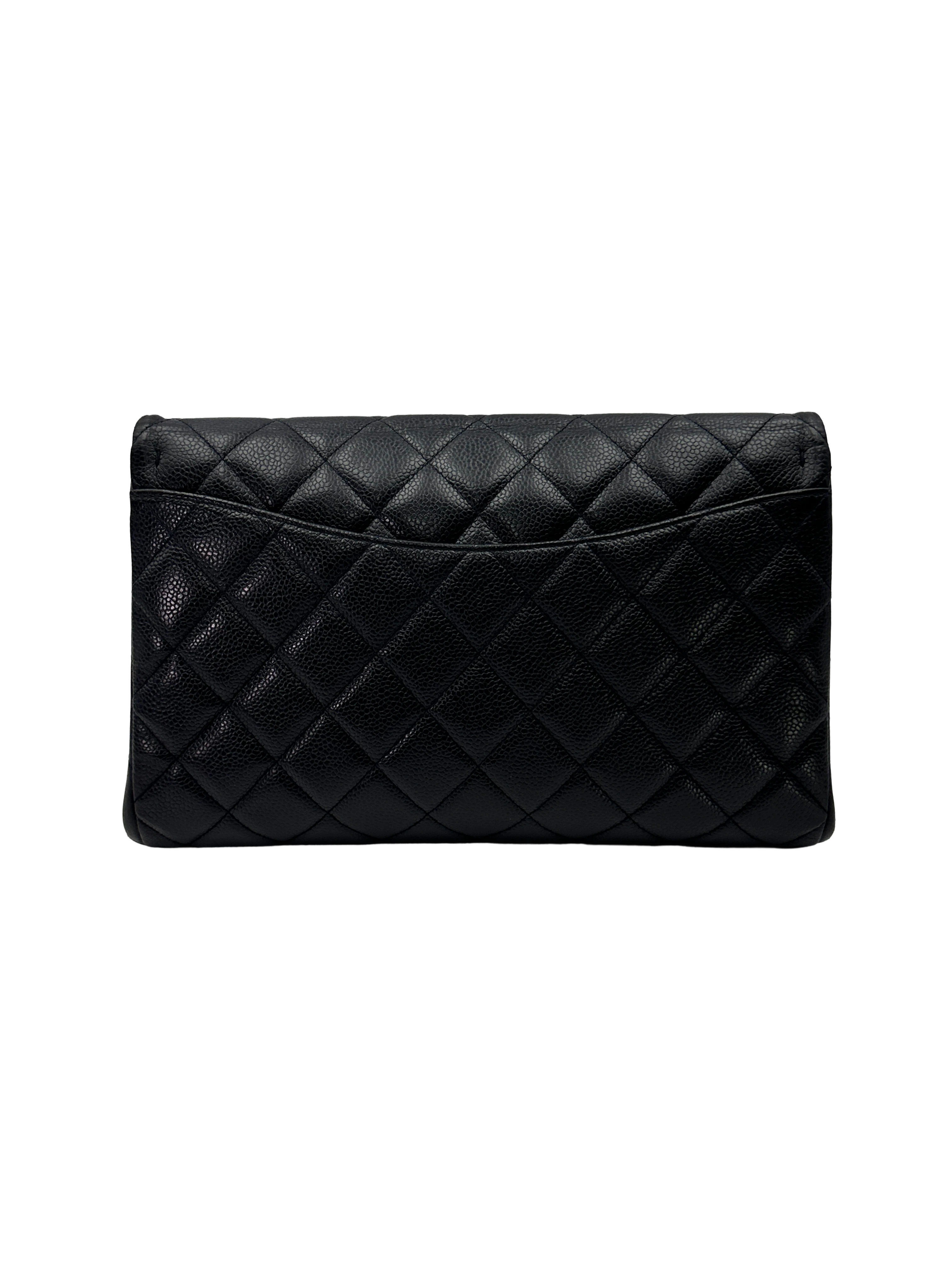 Chanel Classic Navy Quilted Leather Shoulder Bag CC2475
