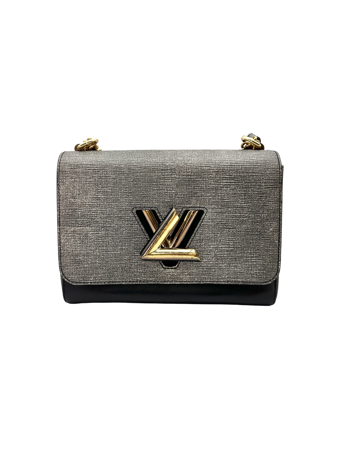 Louis Vuitton Twist MM Grey Epi Leather Shoulder Bag LV3247