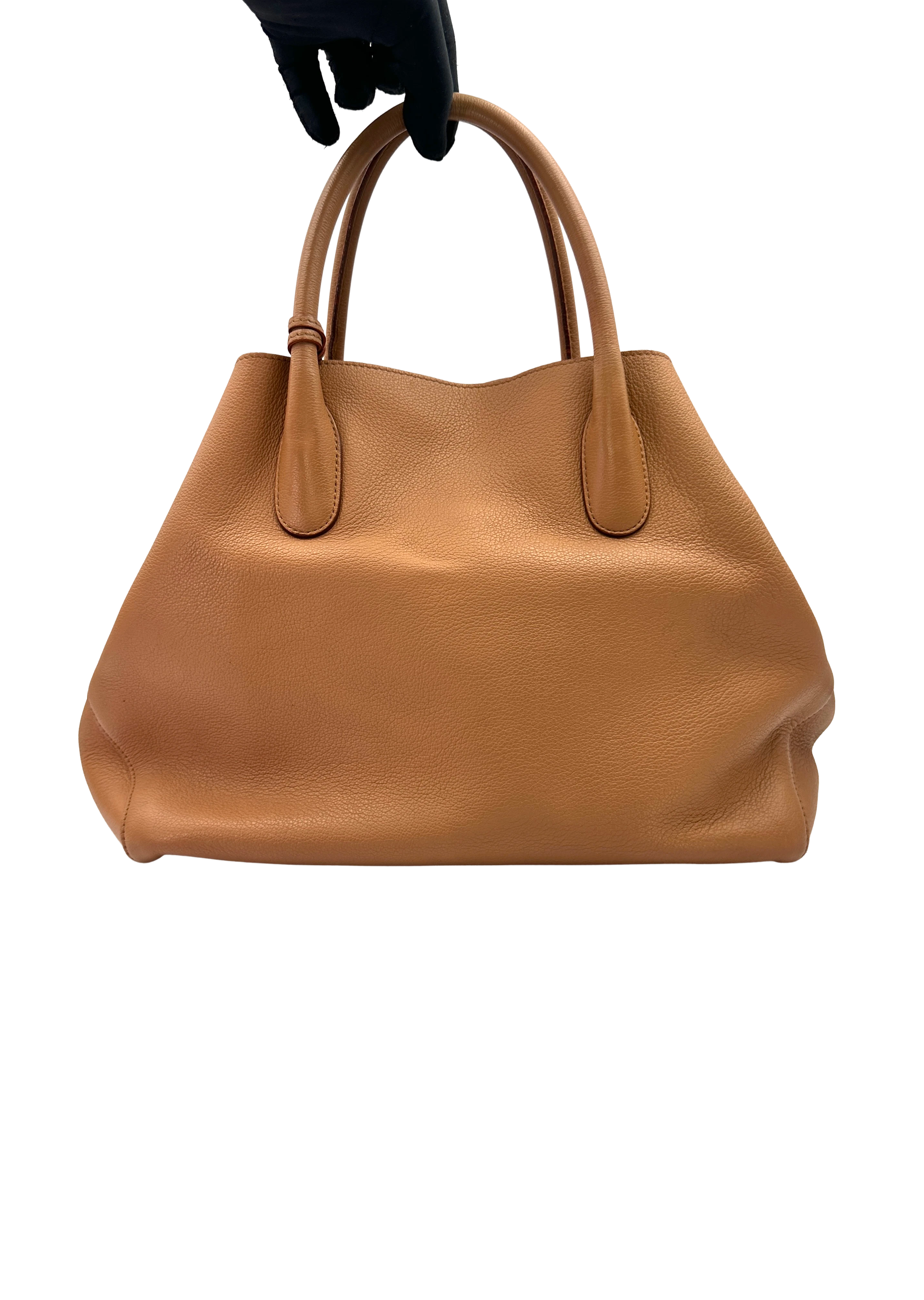 Christian Dior OpenBar Brown Leather Handle Bag DR886