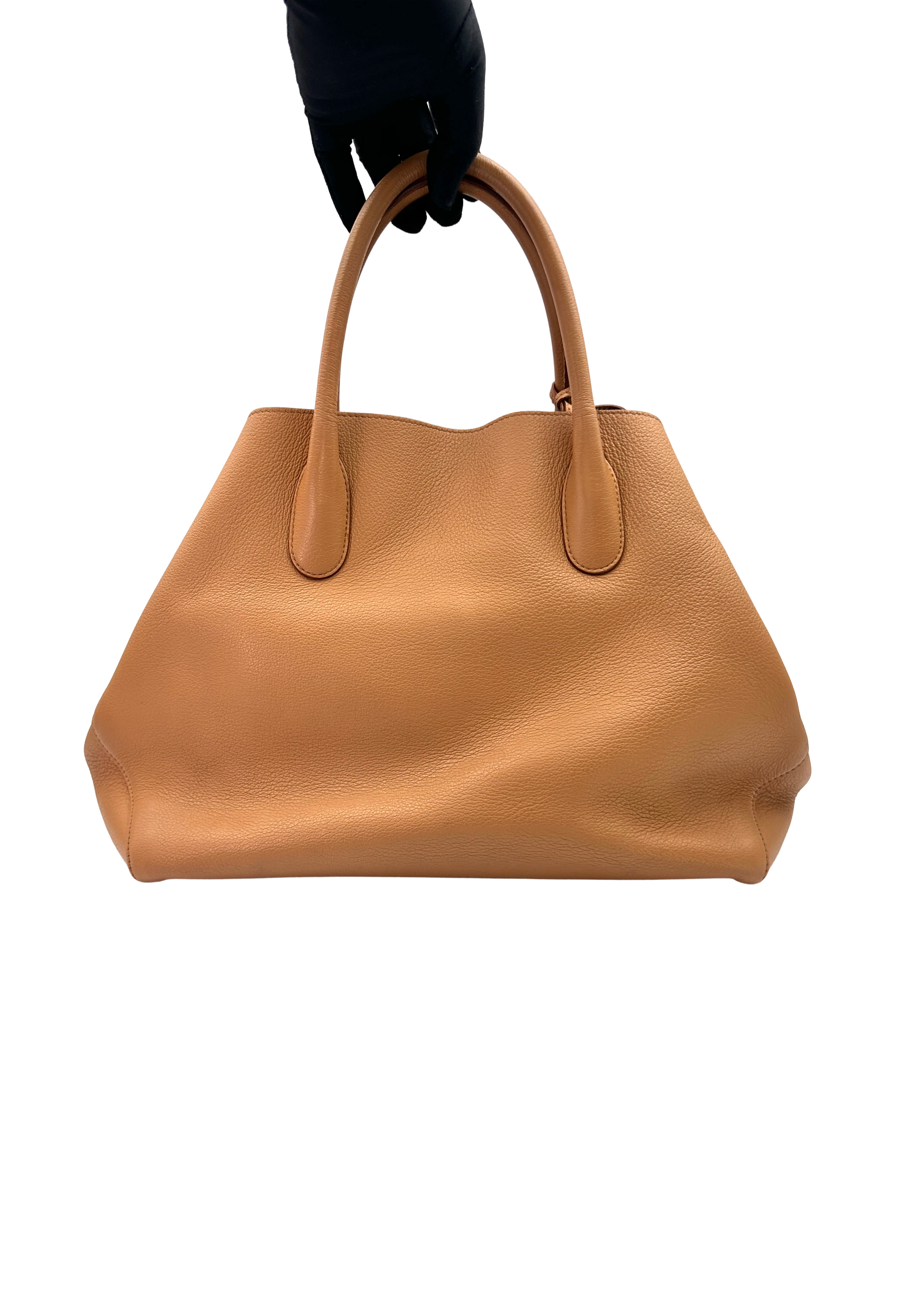 Christian Dior OpenBar Brown Leather Handle Bag DR886