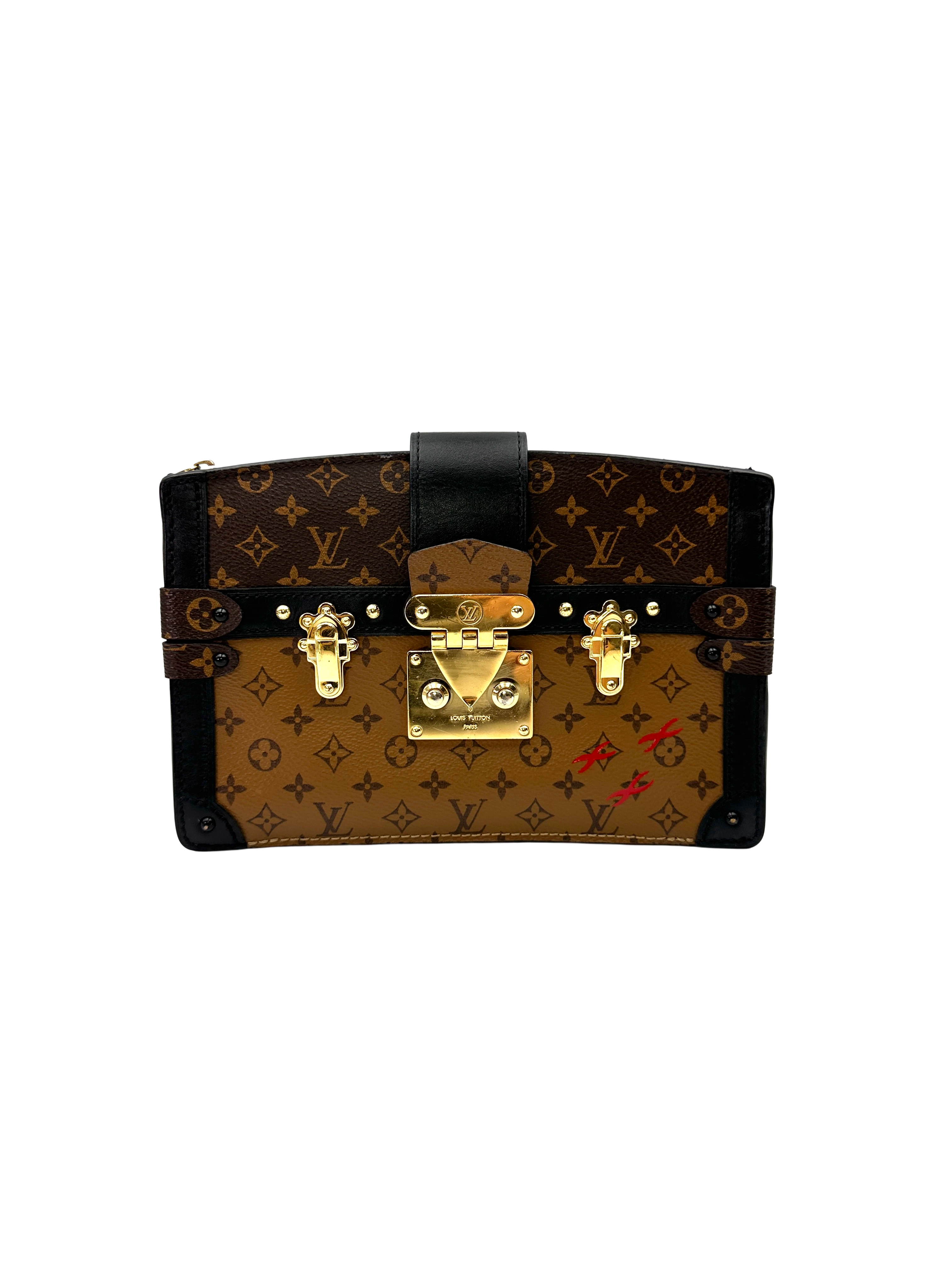 Louis Vuitton Trunk Clutch Monogram Canvas Bag LV3246