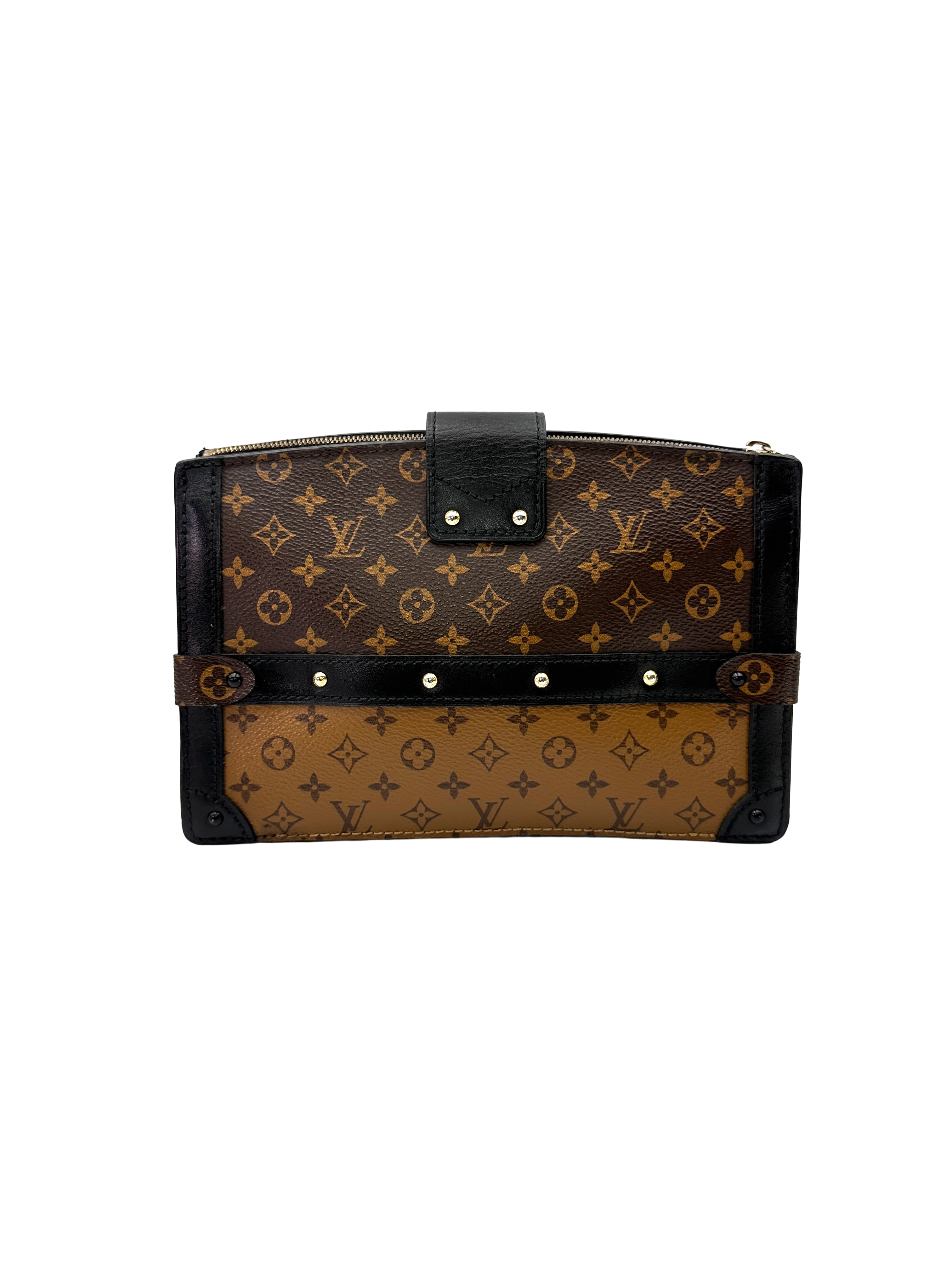 Louis Vuitton Trunk Clutch Monogram Canvas Bag LV3246