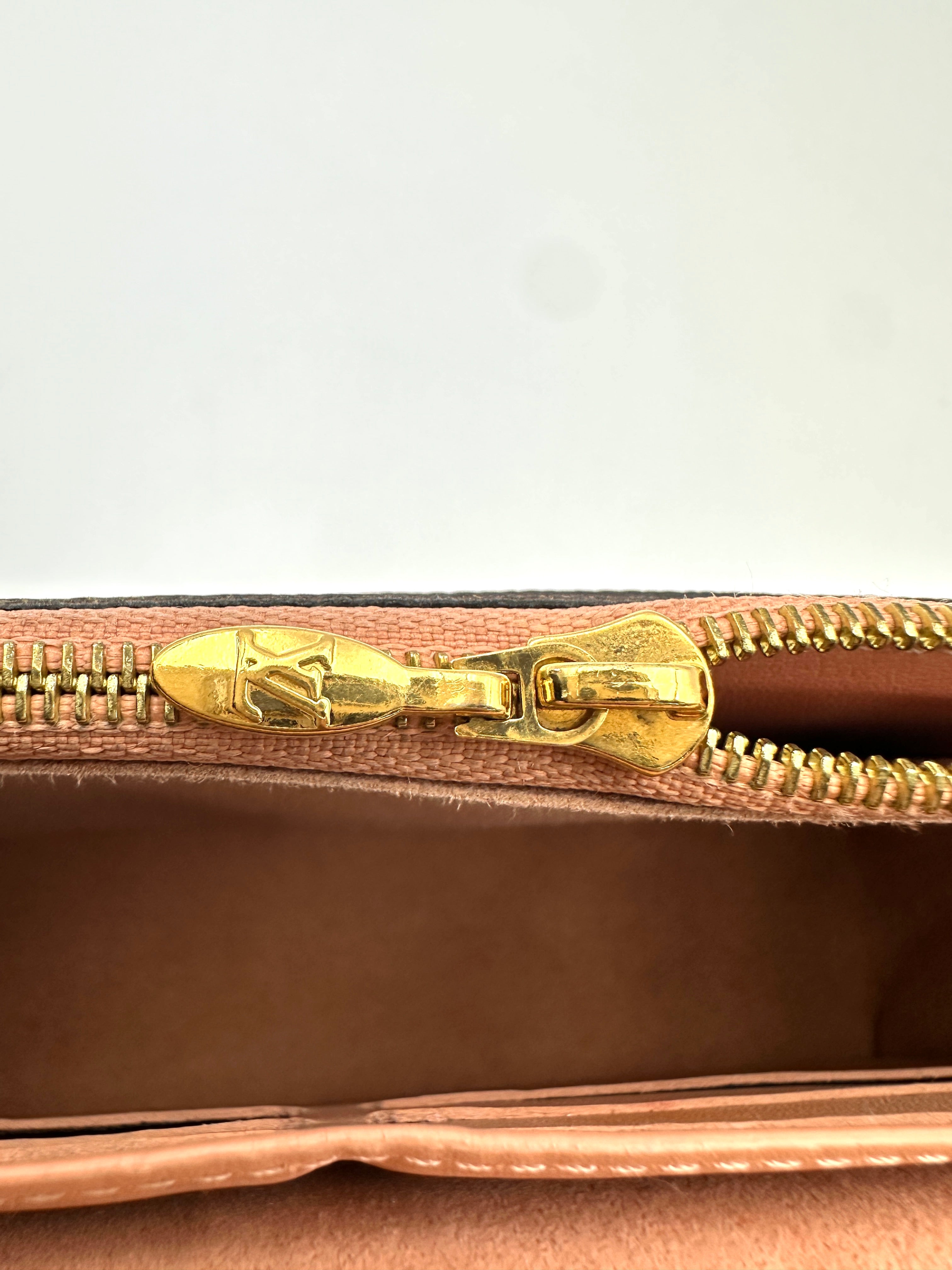 Louis Vuitton Vivan Monogram Canvas & Beige Leather Shoulder Bag LV3248