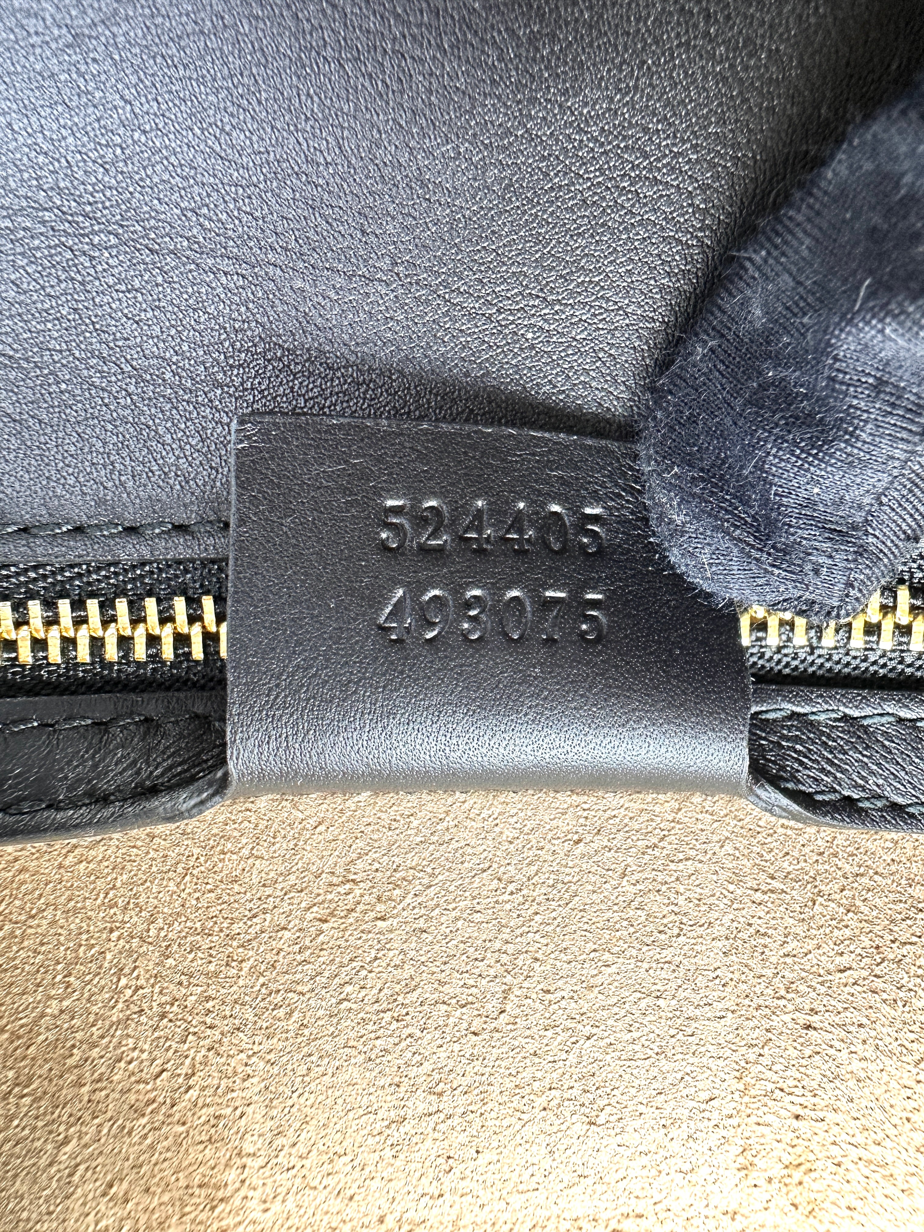 Gucci Sylvie Brown Velvet Shoulder Bag GG1377