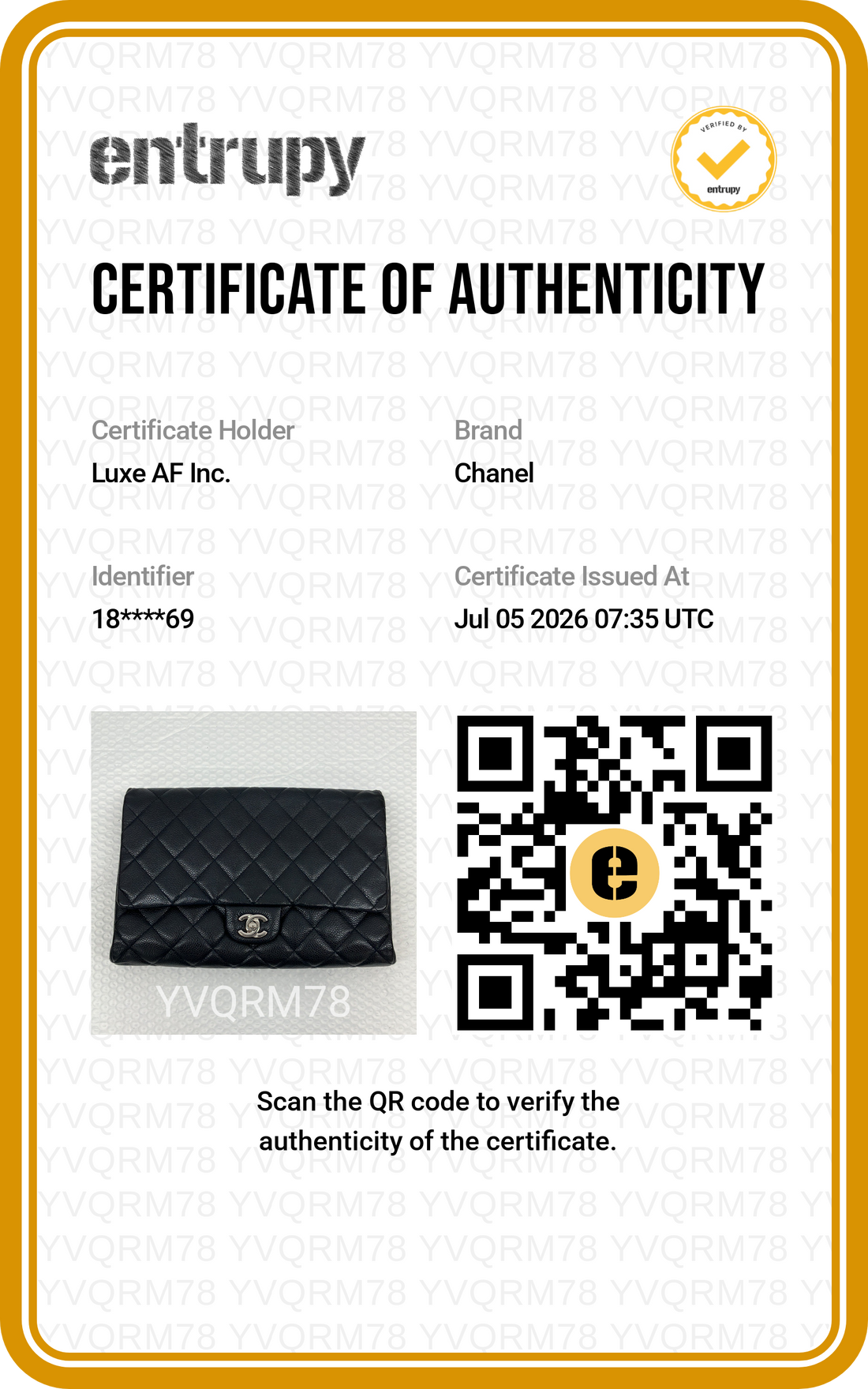 Chanel Classic Navy Quilted Leather Shoulder Bag CC2475