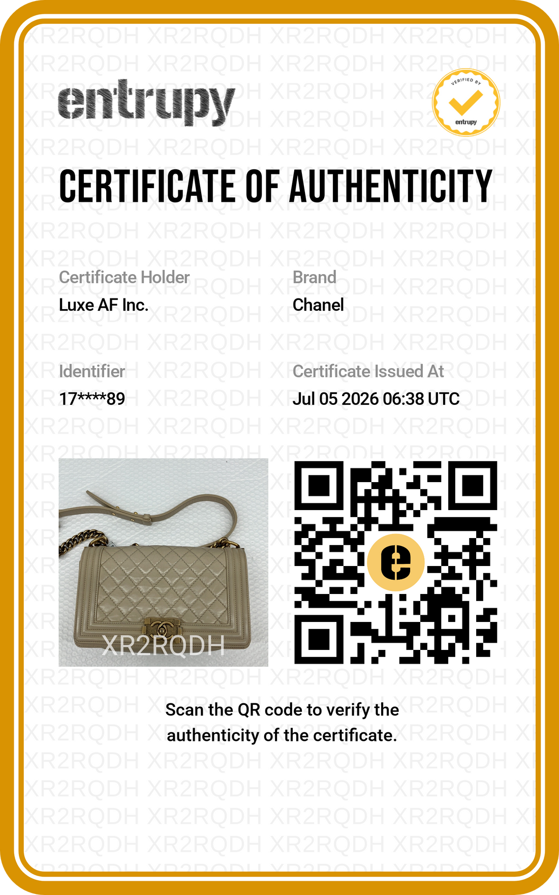 Chanel LeBoy Beige Quilted Leather Flap Bag With Gold Buckle(17***89) CC2472