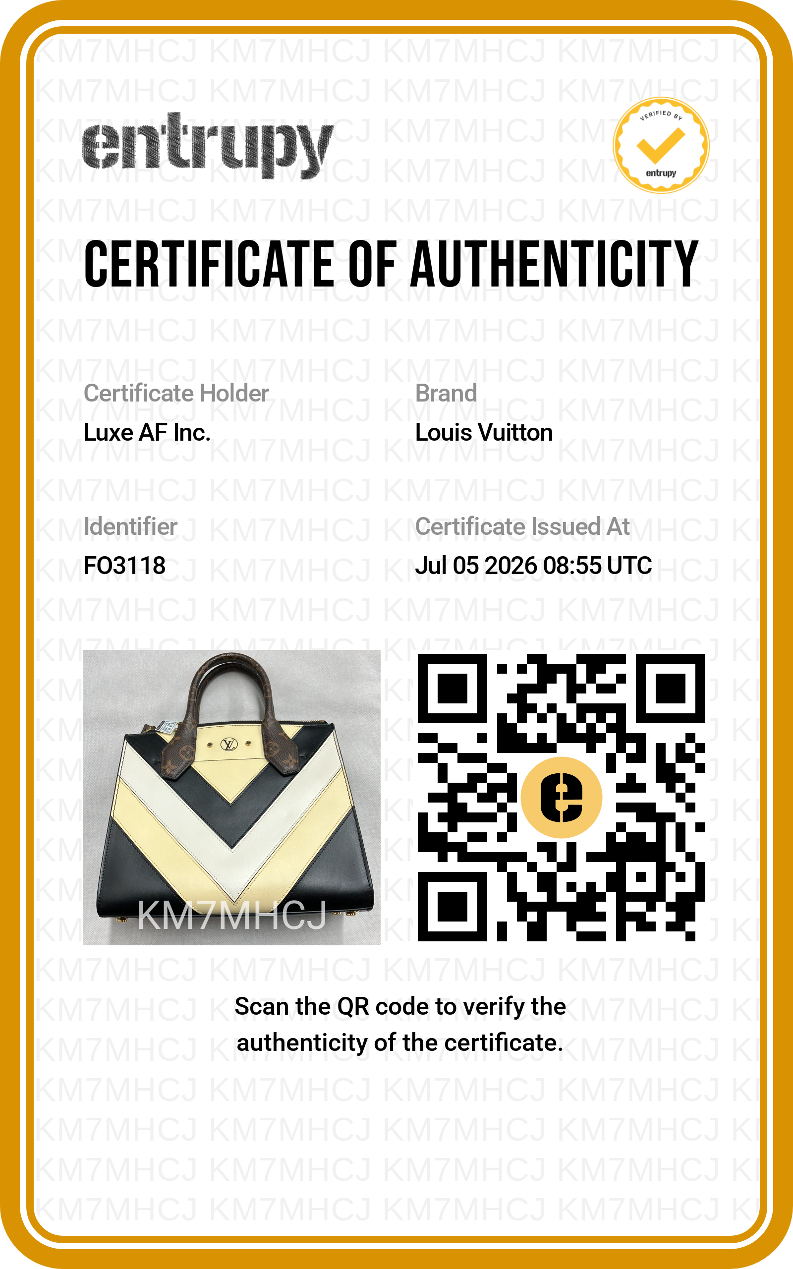 Louis Vuitton City Steamer Tricolor Chevron Leather Handle Bag LV3360