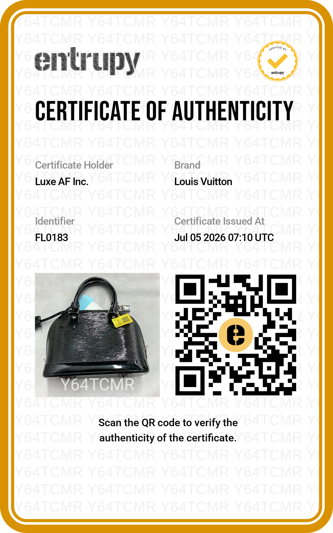 Louis Vuitton Alma Black Epi Leather Handle Bag LV3249