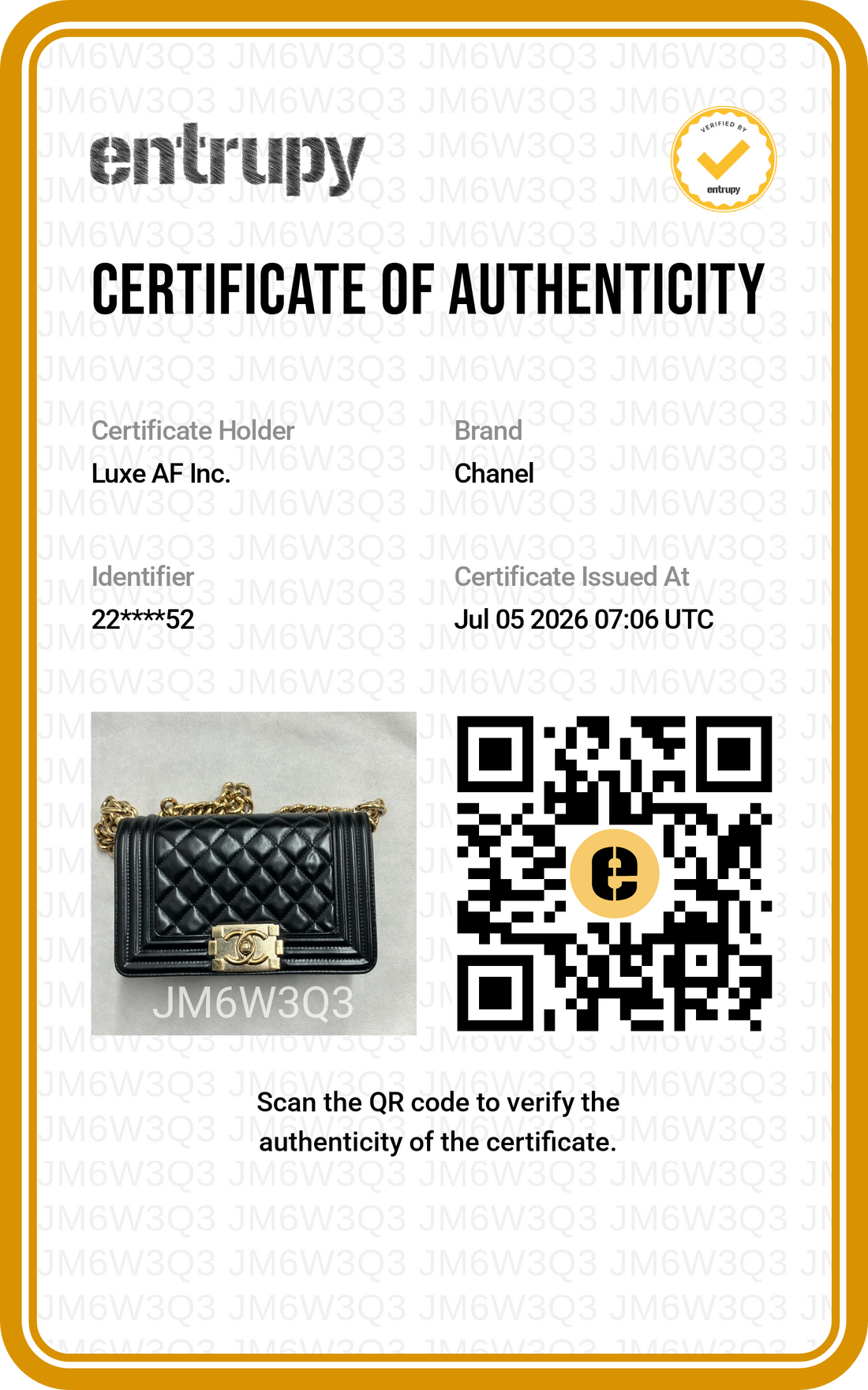 Chanel LeBoy Black Quilted Leather Small Size Flap Bag(22***52) CC2543