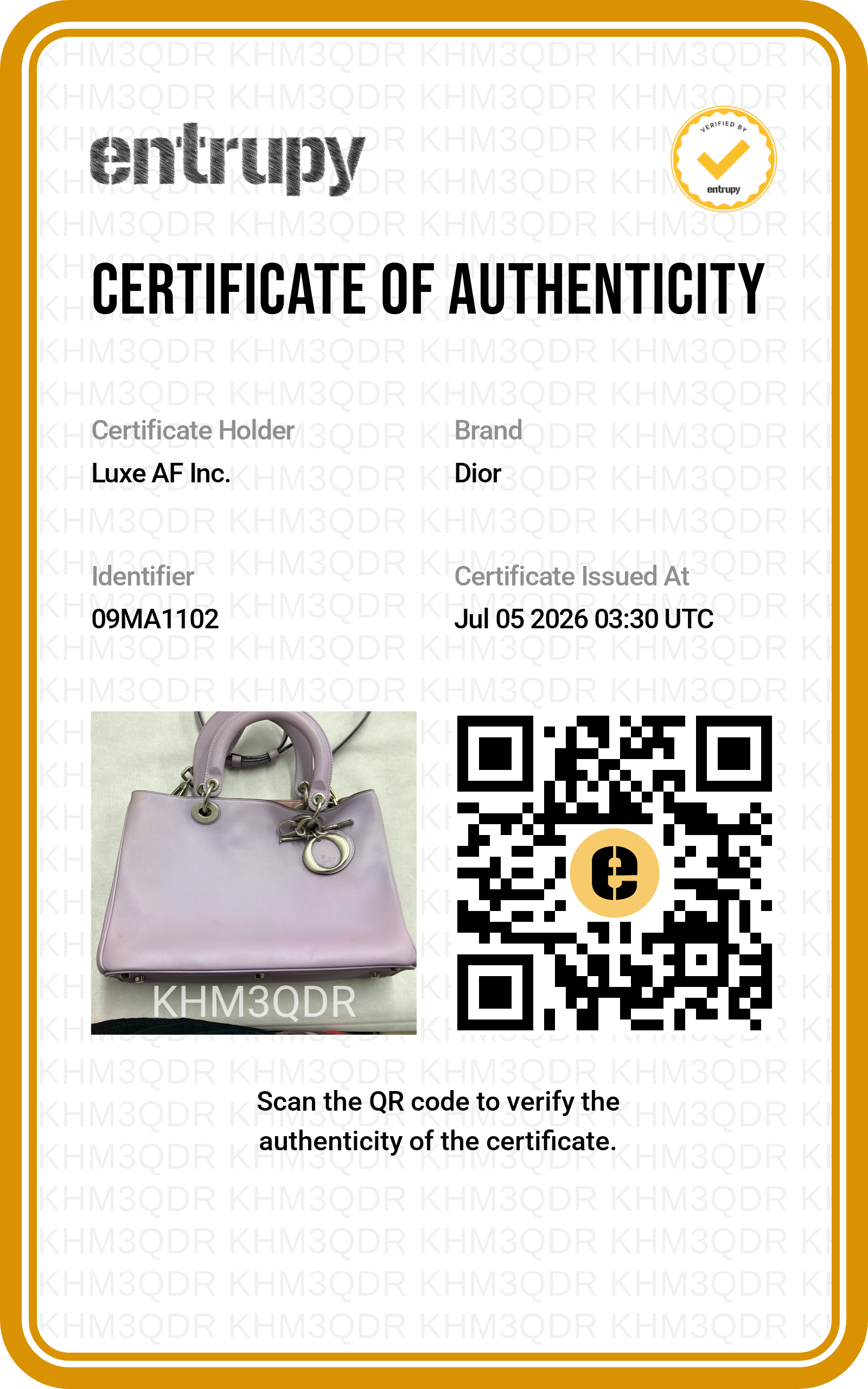 Christian Dior Diorissimo Purple Leather Handle Bag DR944
