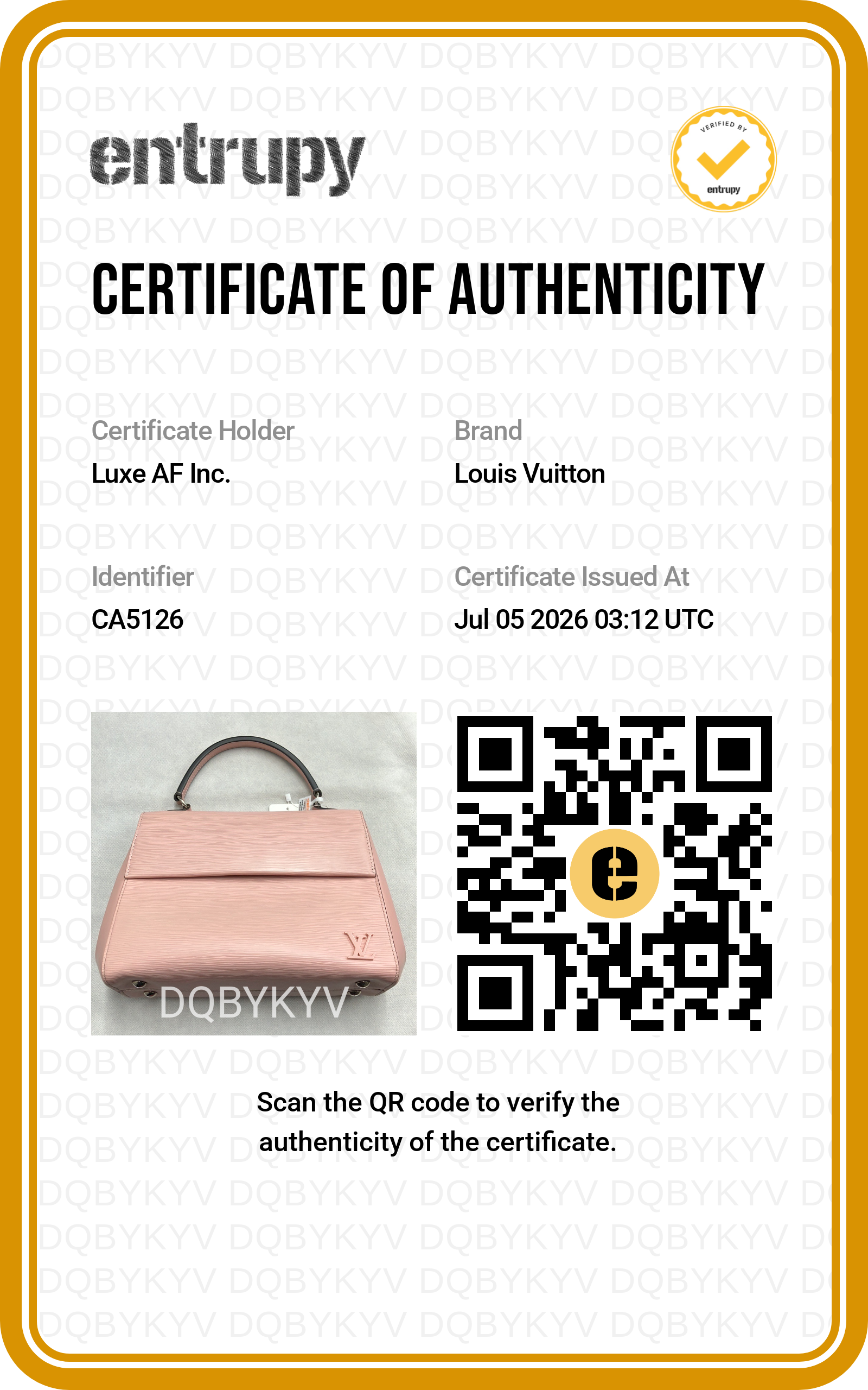 Louis Vuitton Cluny BB Pink Epi Leather Handle Bag LV3233