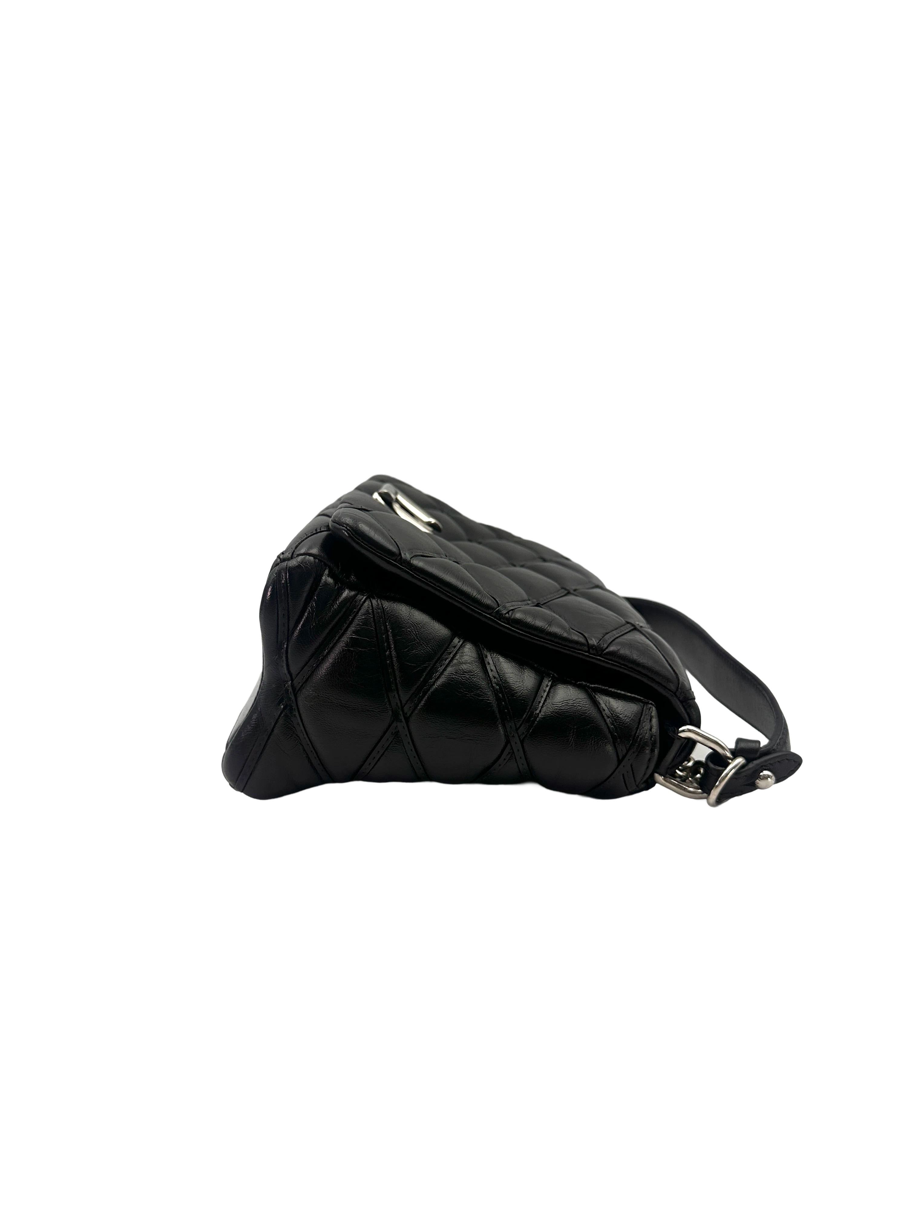 Louis Vuitton GO-14 Black Malletage Leather Shoulder Bag LV3254