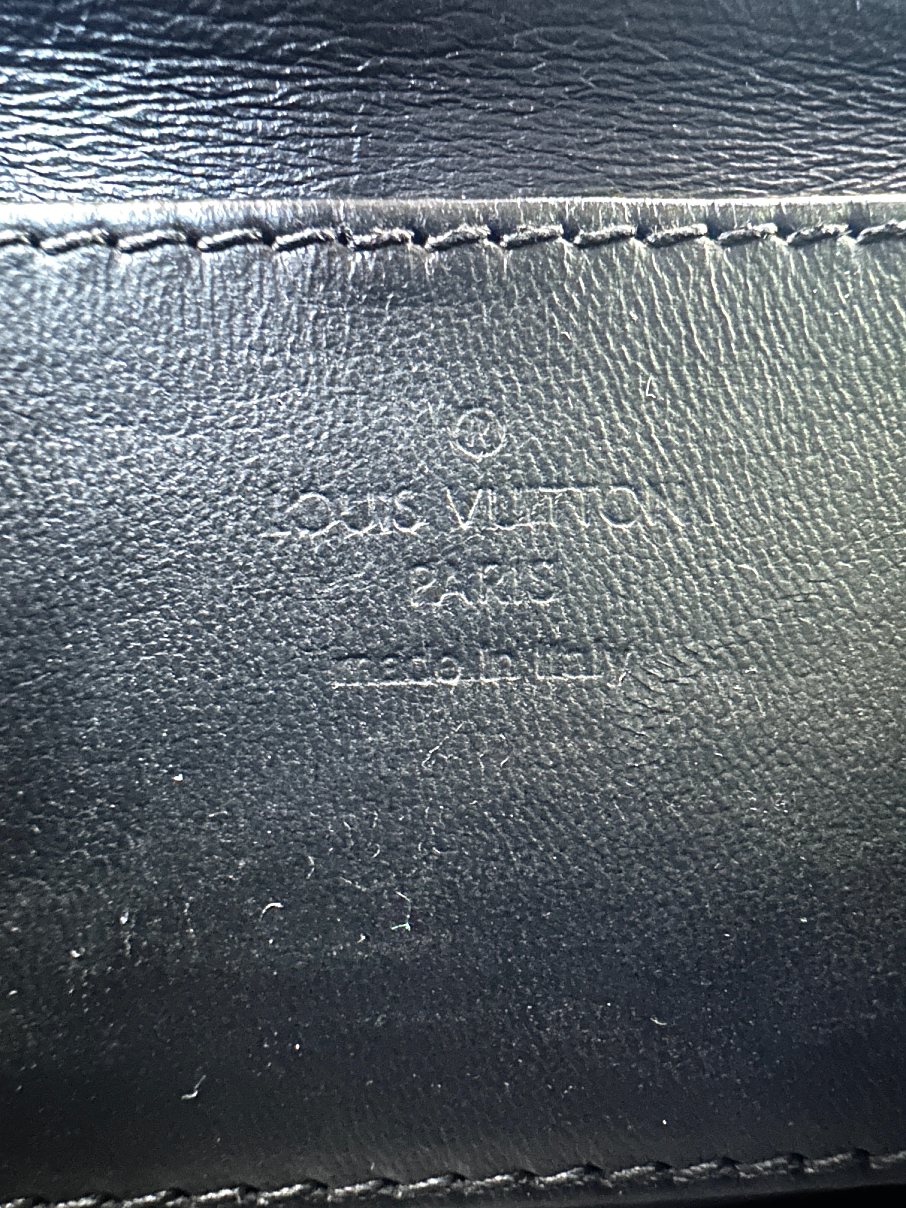 Louis Vuitton GO-14 Black Malletage Leather Shoulder Bag LV3254