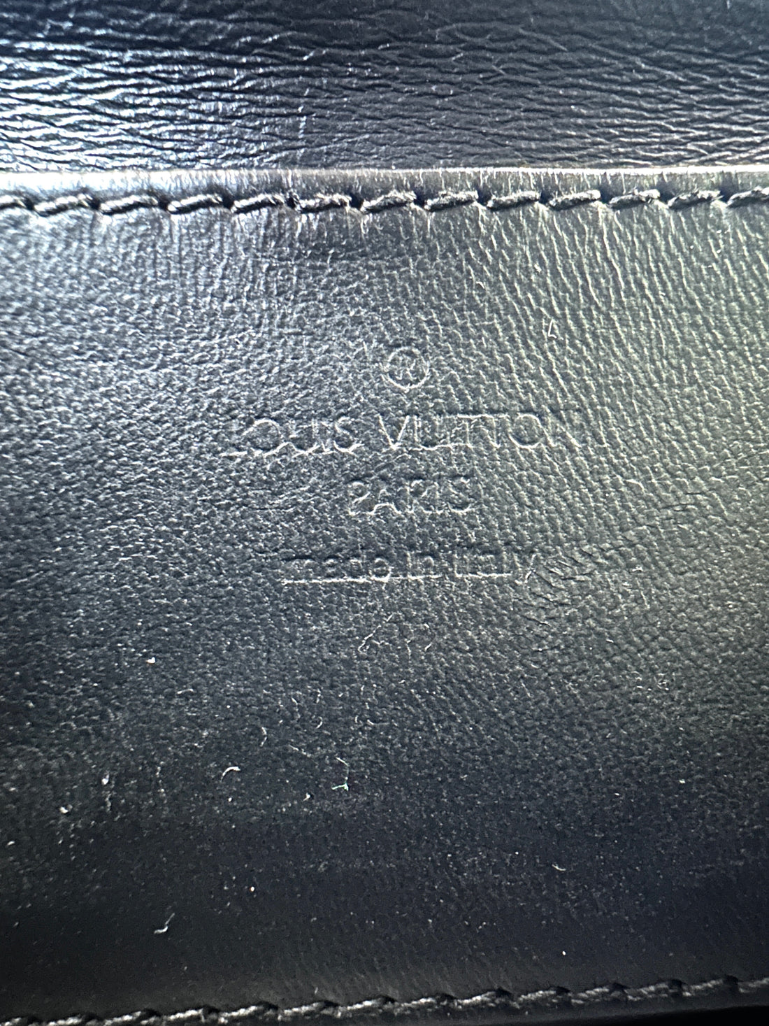 Louis Vuitton GO-14 Black Malletage Leather Shoulder Bag LV3254