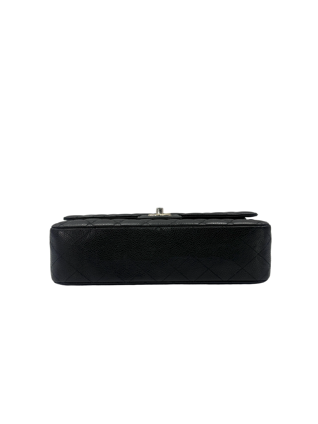 Chanel Classic Flap Black Quilted Leather Shoulder Bag With Silver Buckle(15***60) CC2479