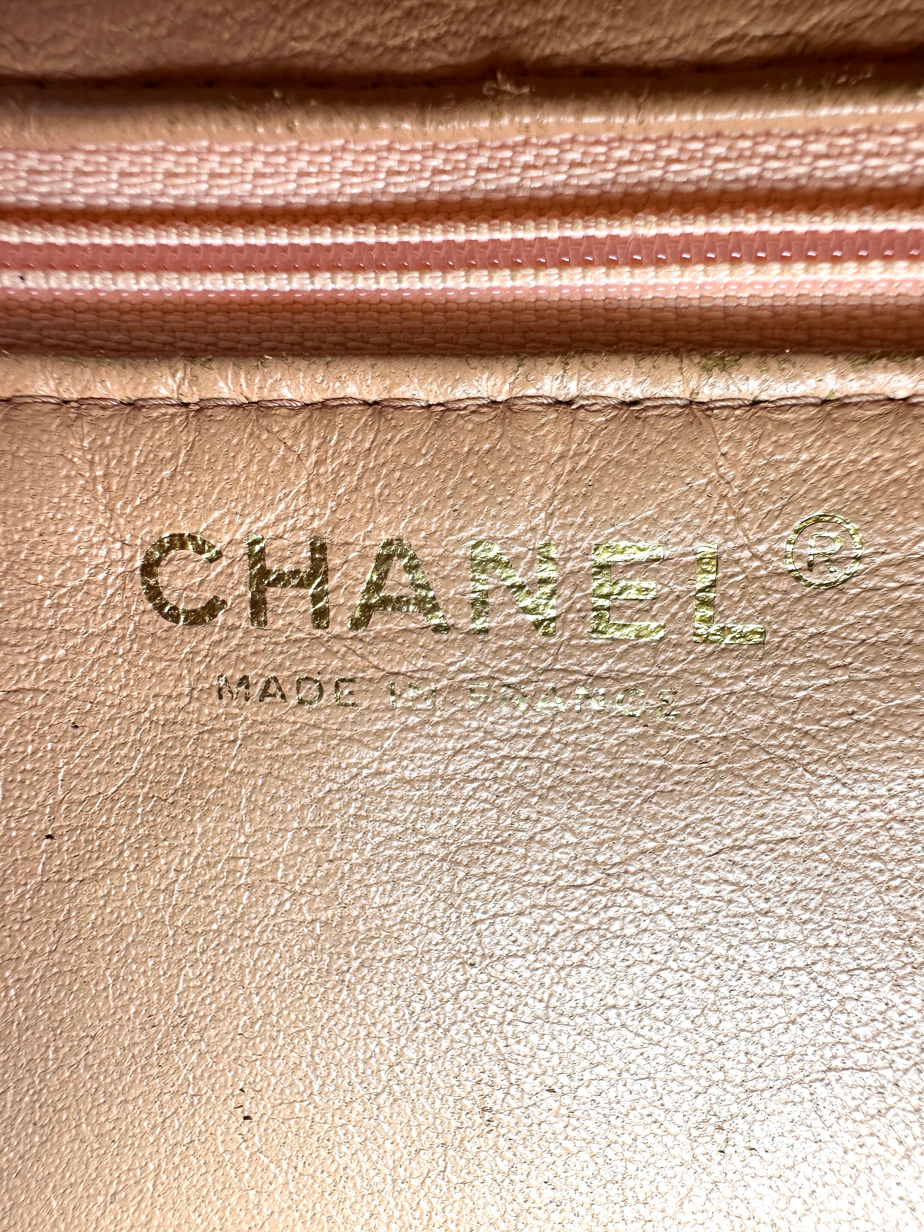 Chanel Medallion Beige Quilted Leather Handle Bag(82***46) CC2485