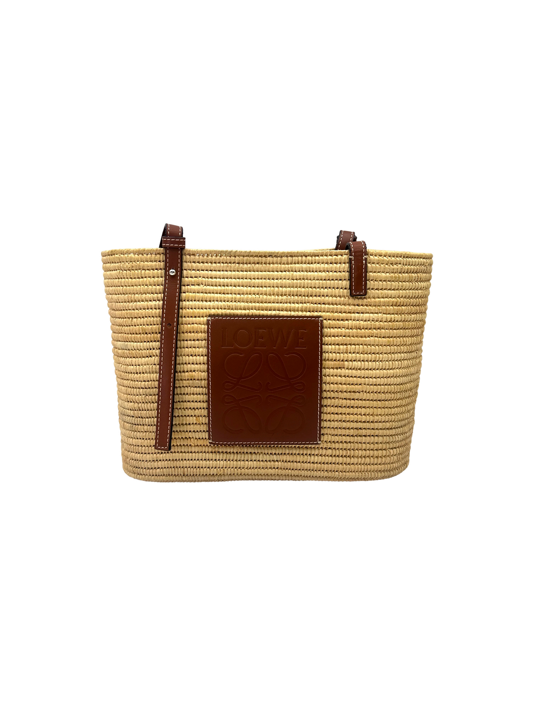 Loewe Raffia Square Basket Bag LW95