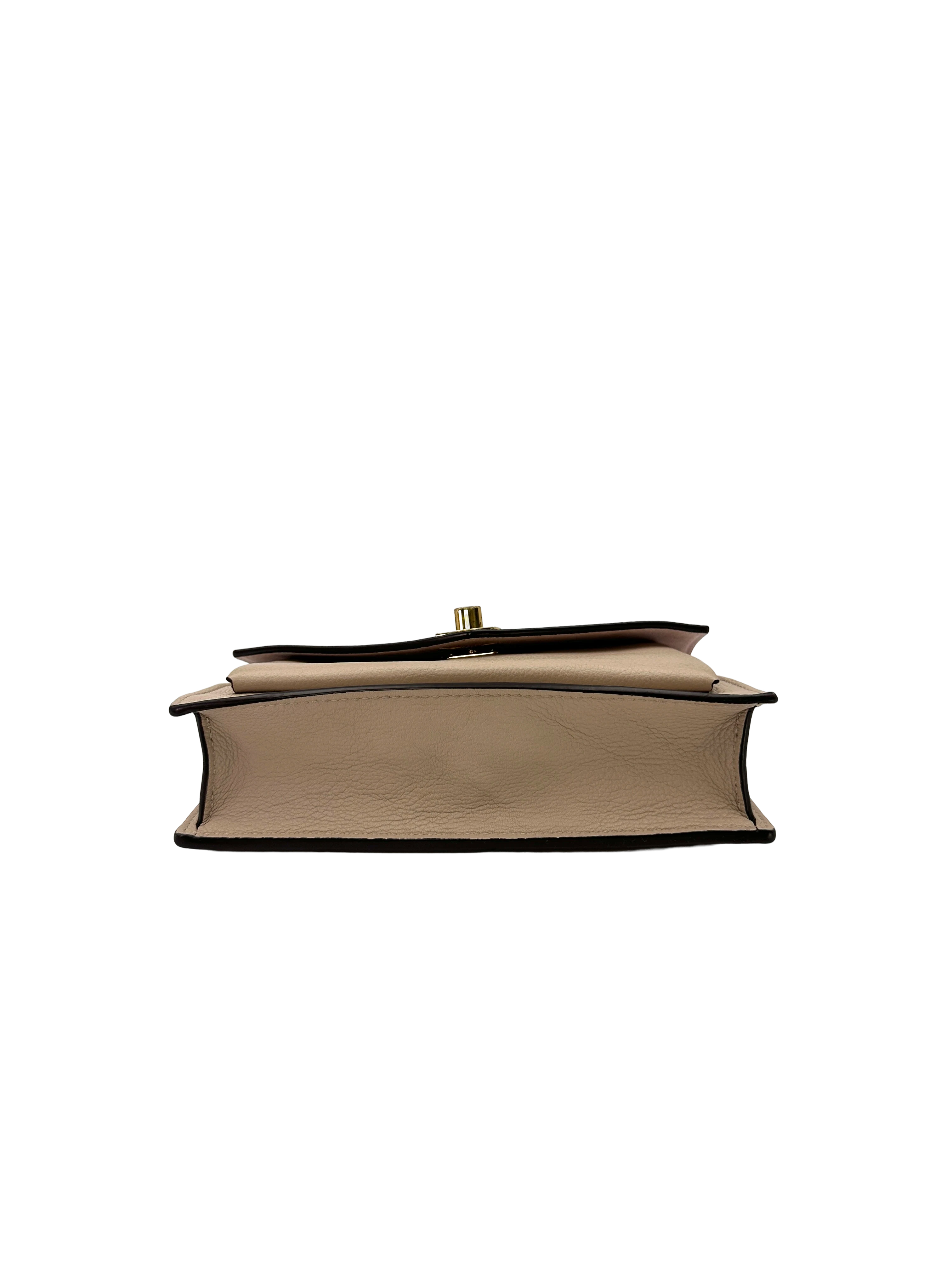 Louis Vuitton Lockme Beige Leather Shoulder Bag LV3255