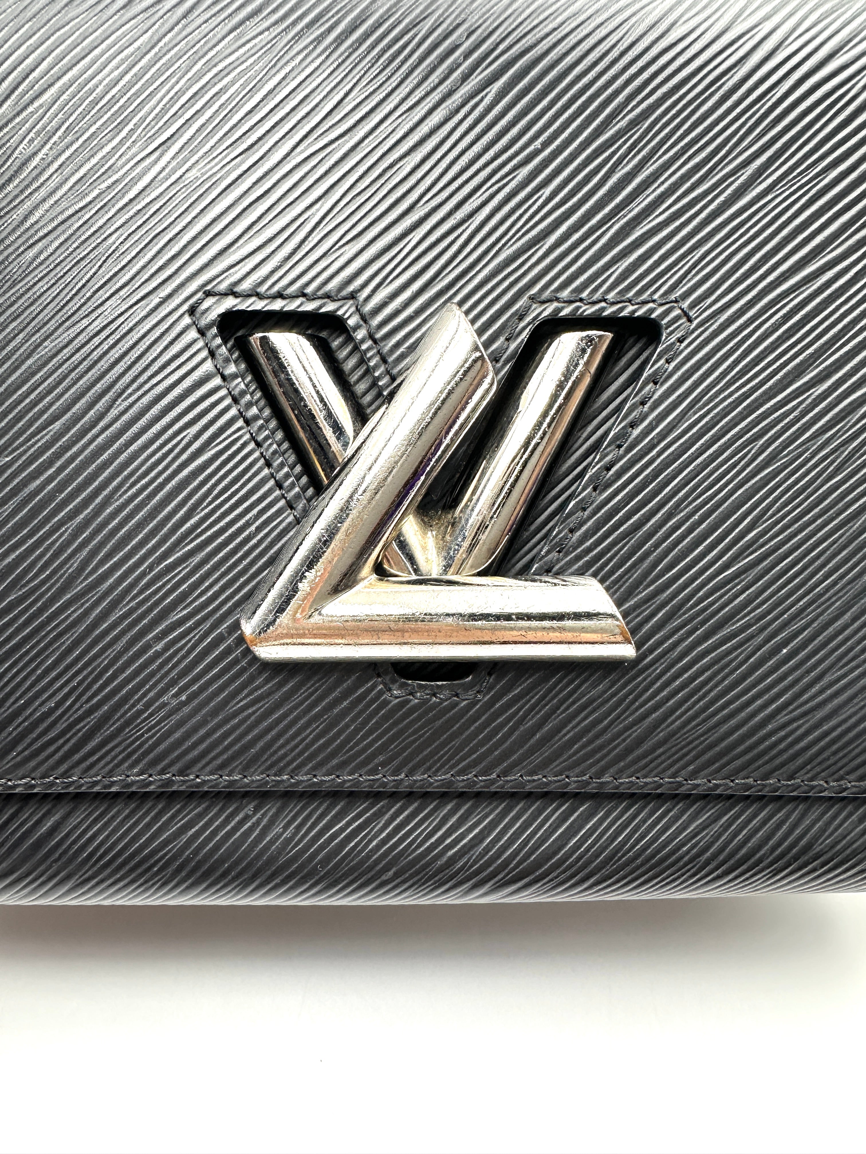 Louis Vuitton Twist Black Epi Leather Shoulder Bag LV3258