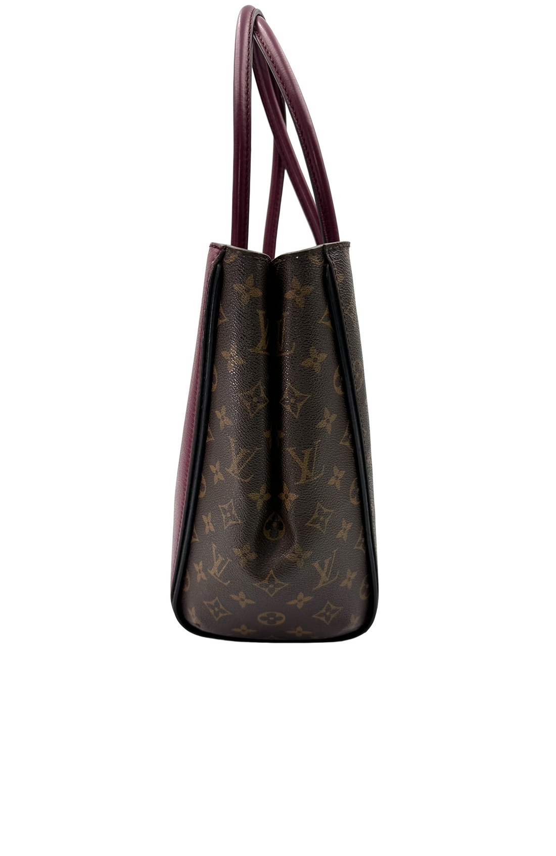 Louis Vuitton Kimono Damier Ebene & Red Leather Handle Bag LV3260