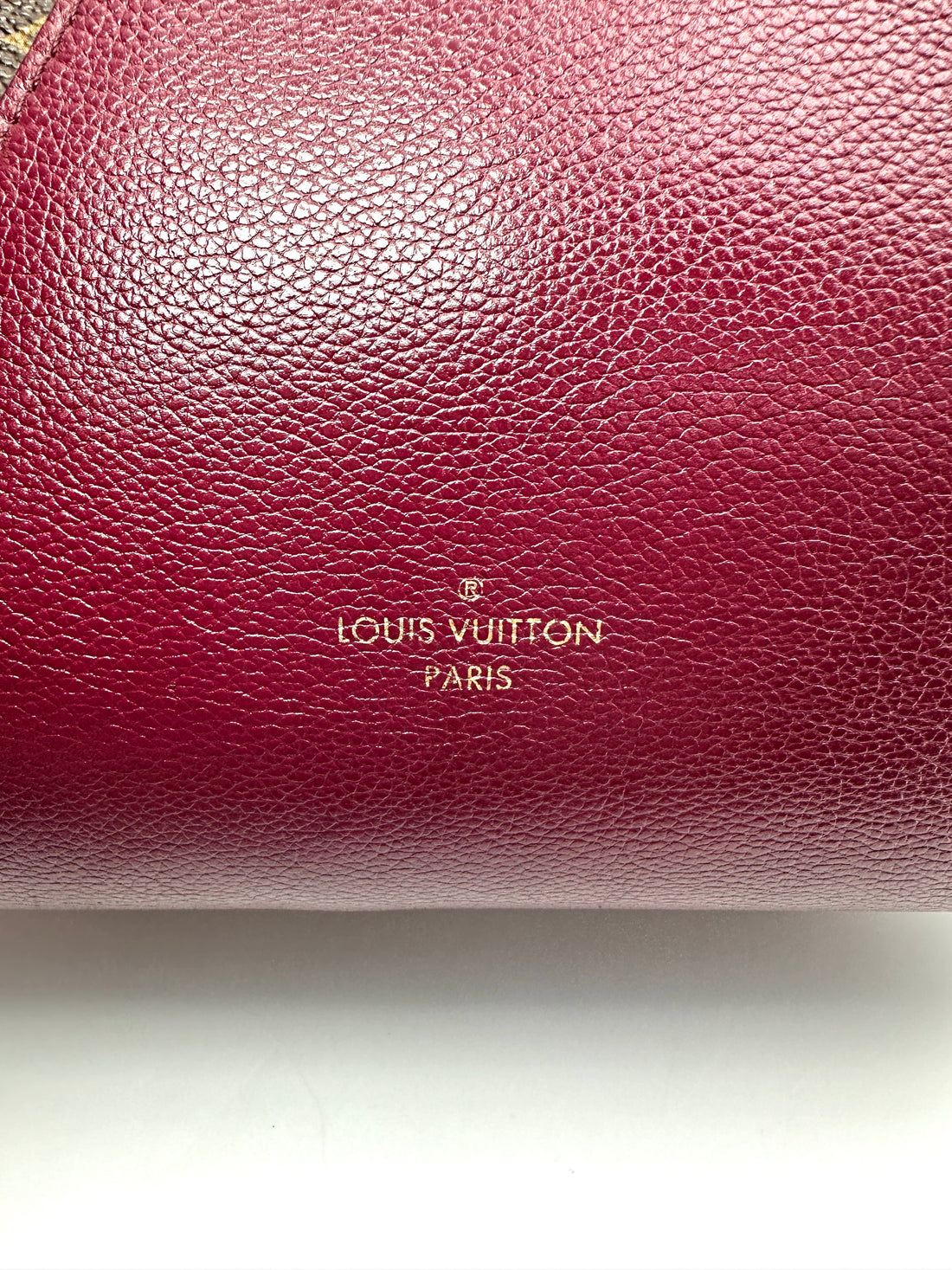 Louis Vuitton Kimono Damier Ebene & Red Leather Handle Bag LV3260
