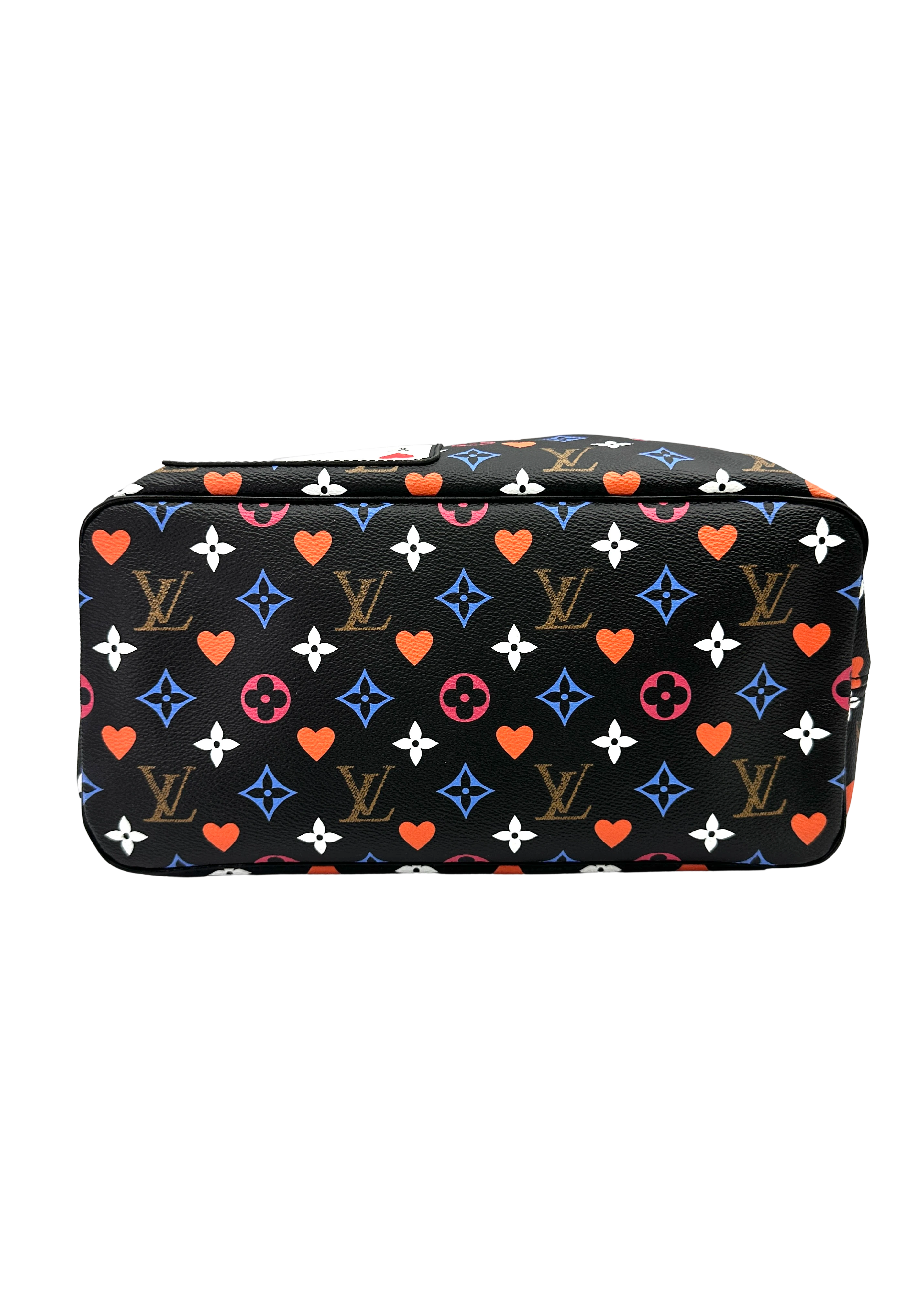 Louis Vuitton Neverfull MM Game On Black Monogram Handle Bag LV3259