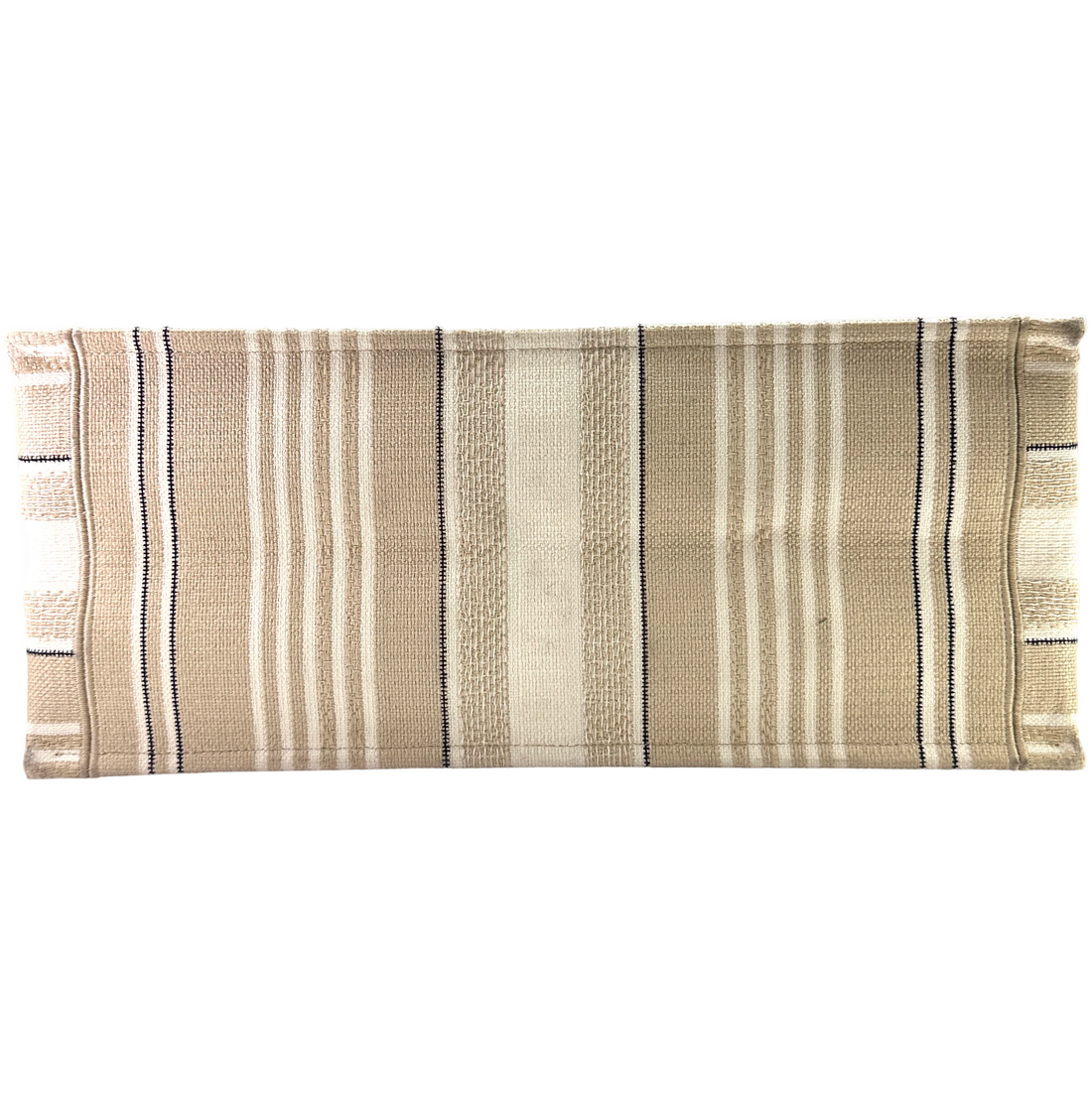 Christian Dior White Striped Canvas Large Size Book Tote Bag DR893