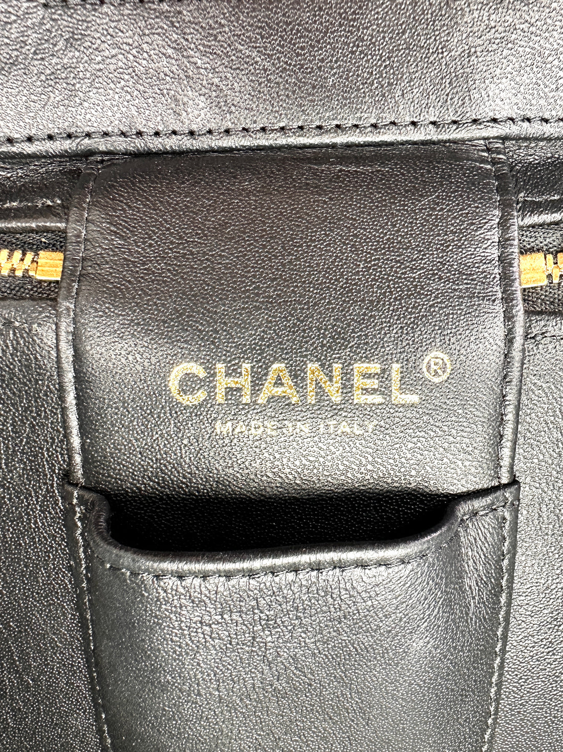 Chanel Black Quilted Leather Top Handle Vanity Case(UT***5J) CC2487