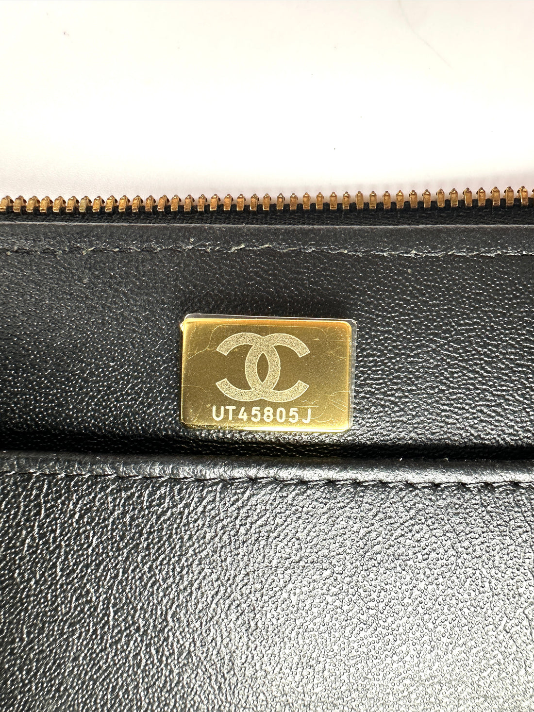 Chanel Black Quilted Leather Top Handle Vanity Case(UT***5J) CC2487