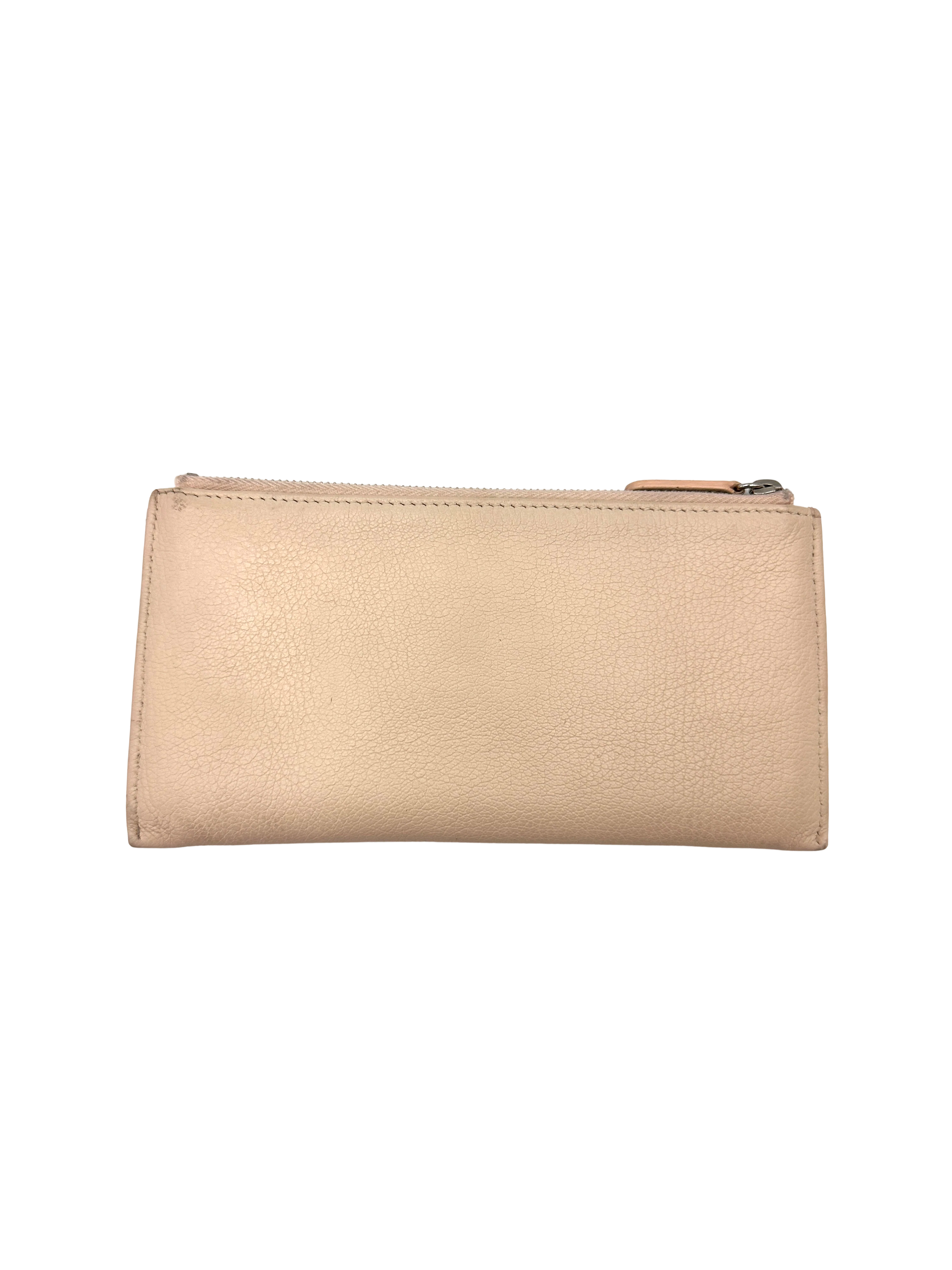 Chanel Pink Leather Long Wallet(27***39) CC2488
