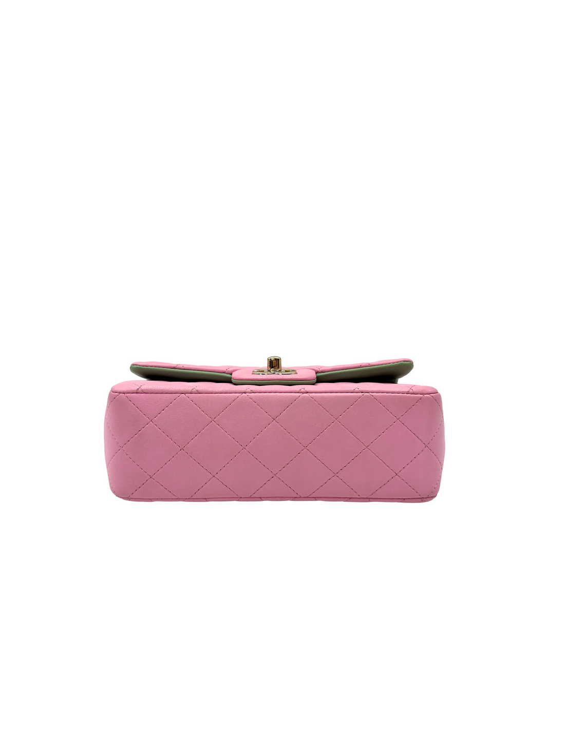 Chanel 23P Classic Flap Pink Quilted Leather Top Handle Shoulder Bag(GT***8C) CC2486