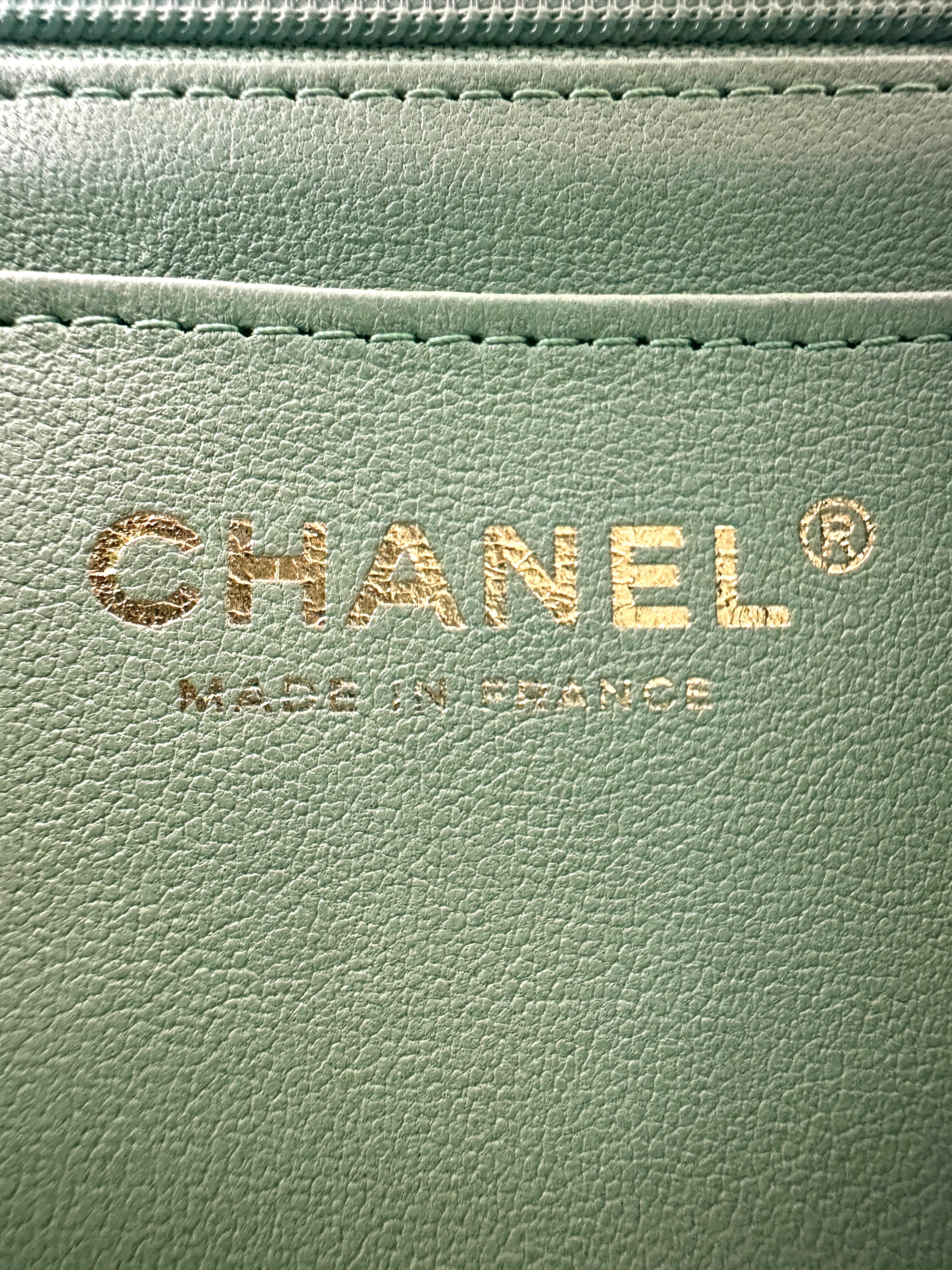 Chanel 23P Classic Flap Pink Quilted Leather Top Handle Shoulder Bag(GT***8C) CC2486