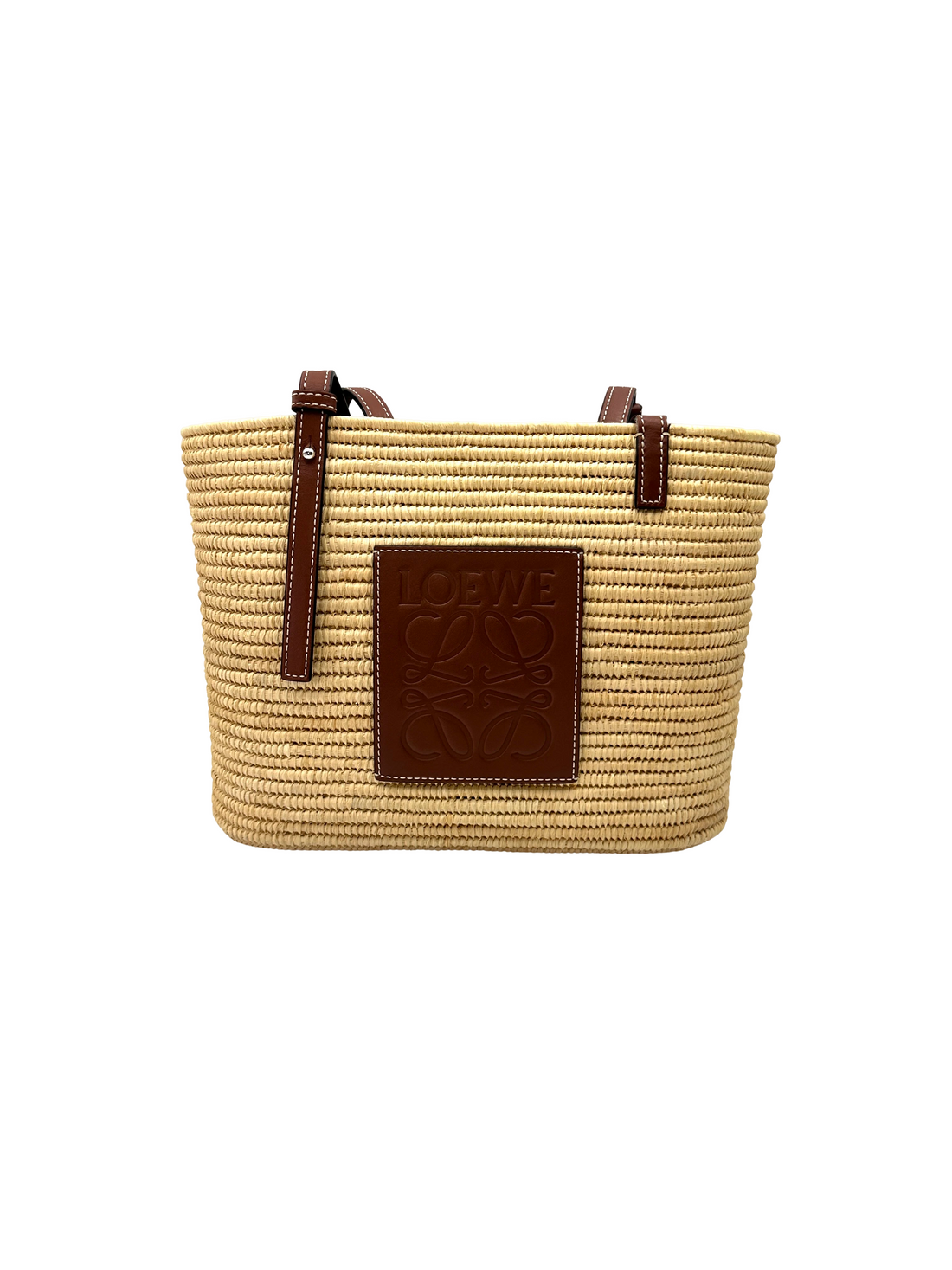 Loewe Raffia Square Basket Bag LW96