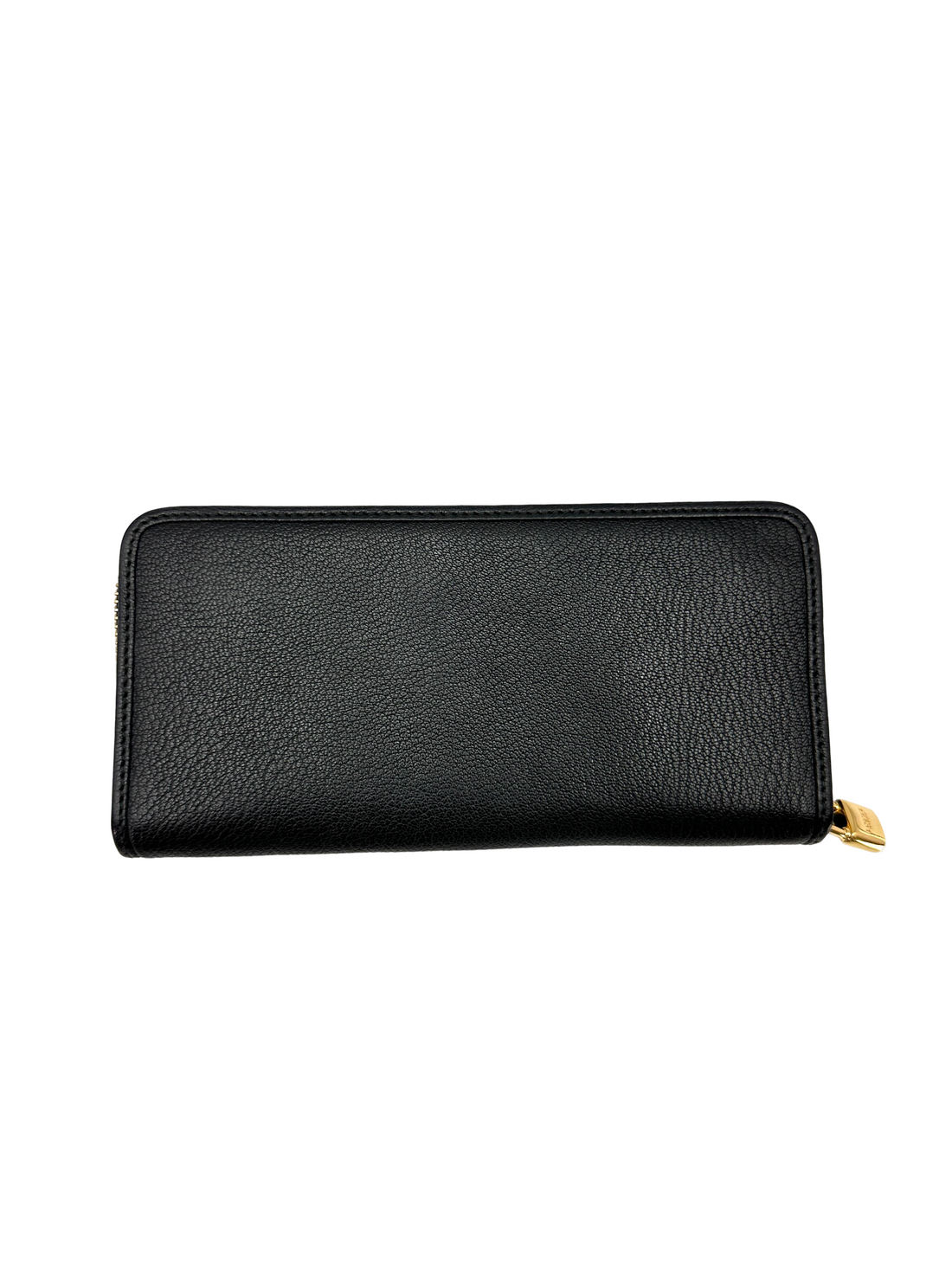 Loewe Black Leather Long Wallet LW97