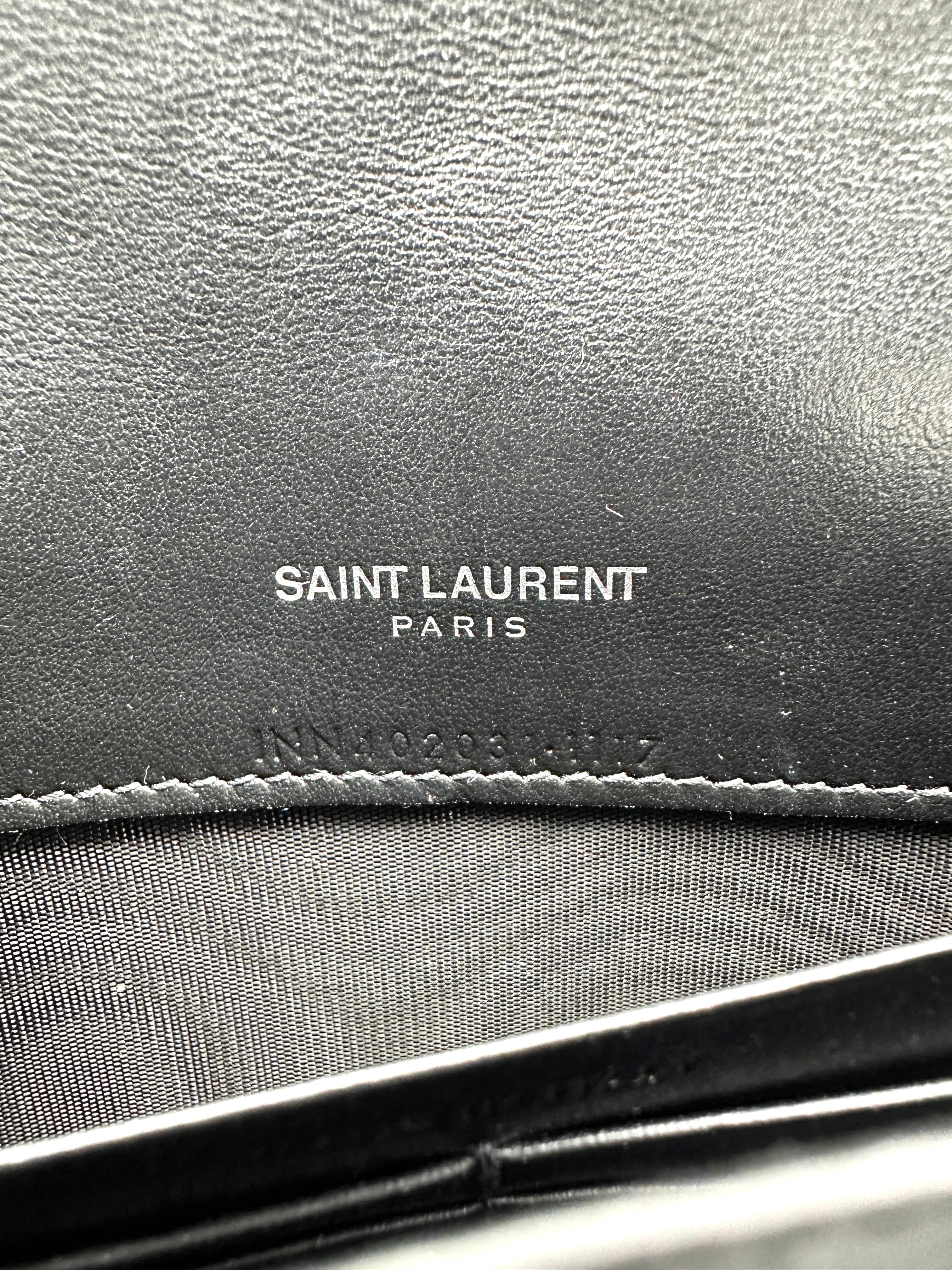 Saint Laurent YSL Monogram Envelope Wallet On Chain SL282