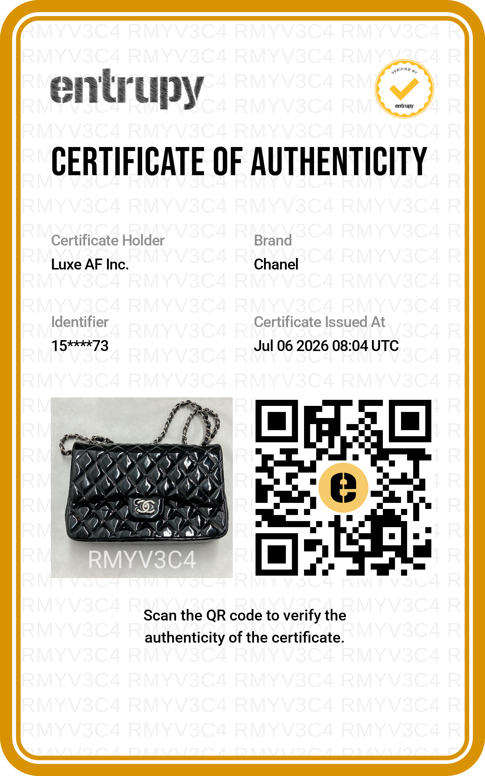 Chanel Classic Flap Black Quilted Patent Leather Jumbo Shoulder Bag(15***73) CC2619