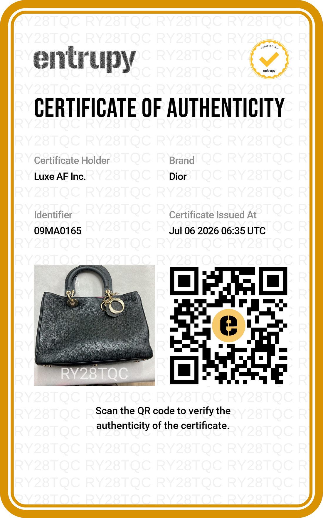 Christian Dior Diorever Black Leather Handle Bag DR892