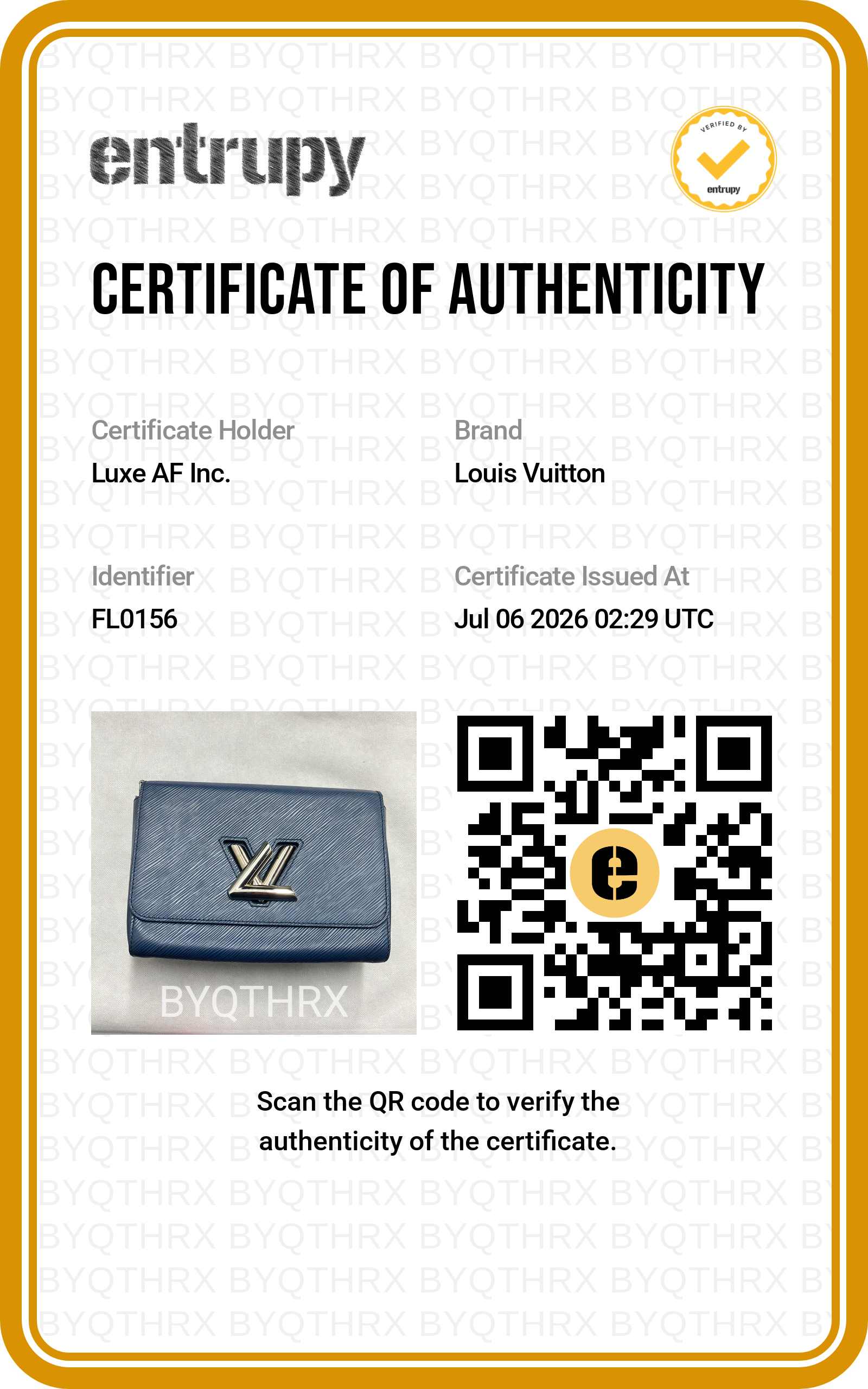 Louis Vuitton Twist Navy Epi Leather Shoulder Bag LV3253