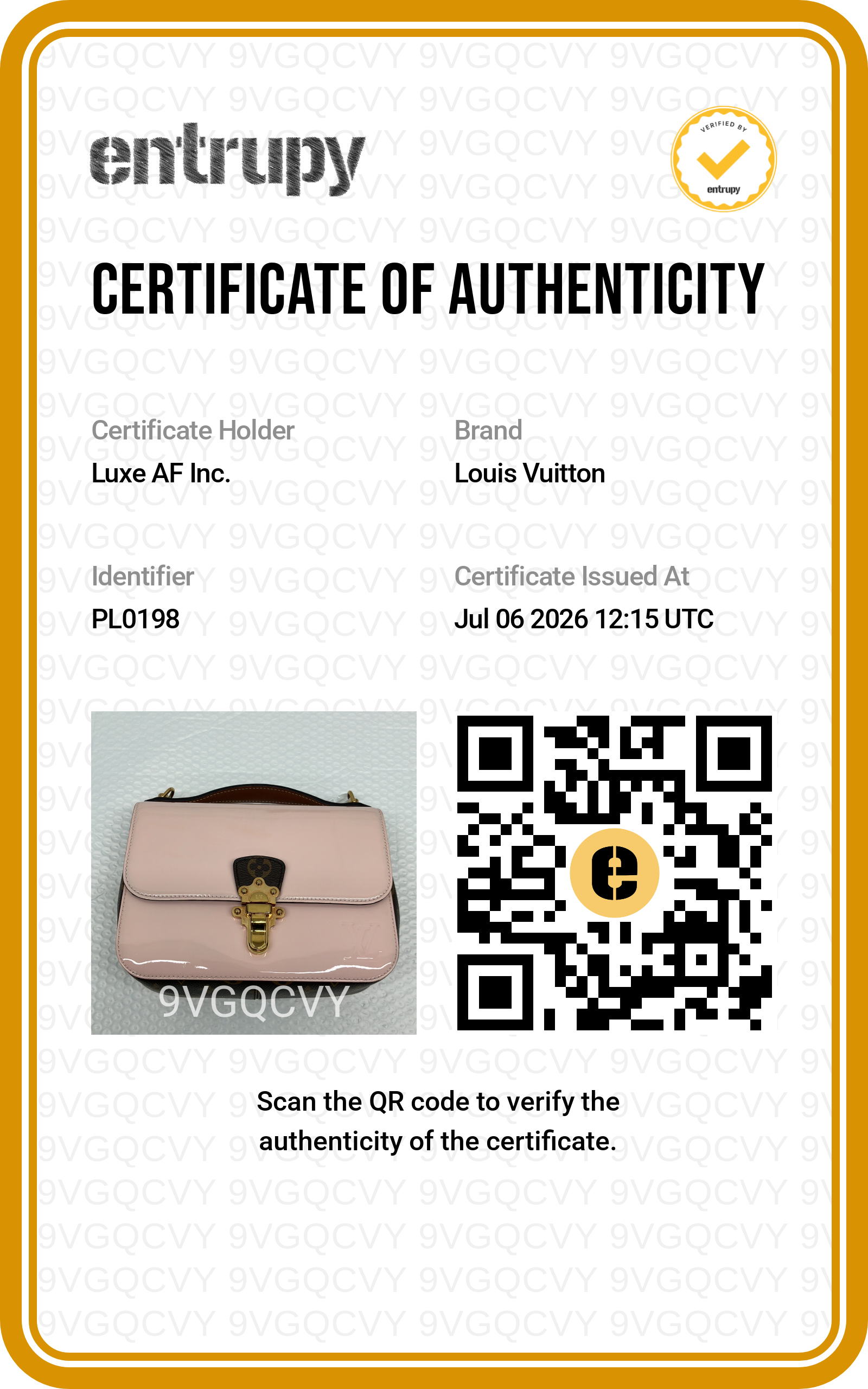 Louis Vuitton Pink Leather Pochette Metis LV3265