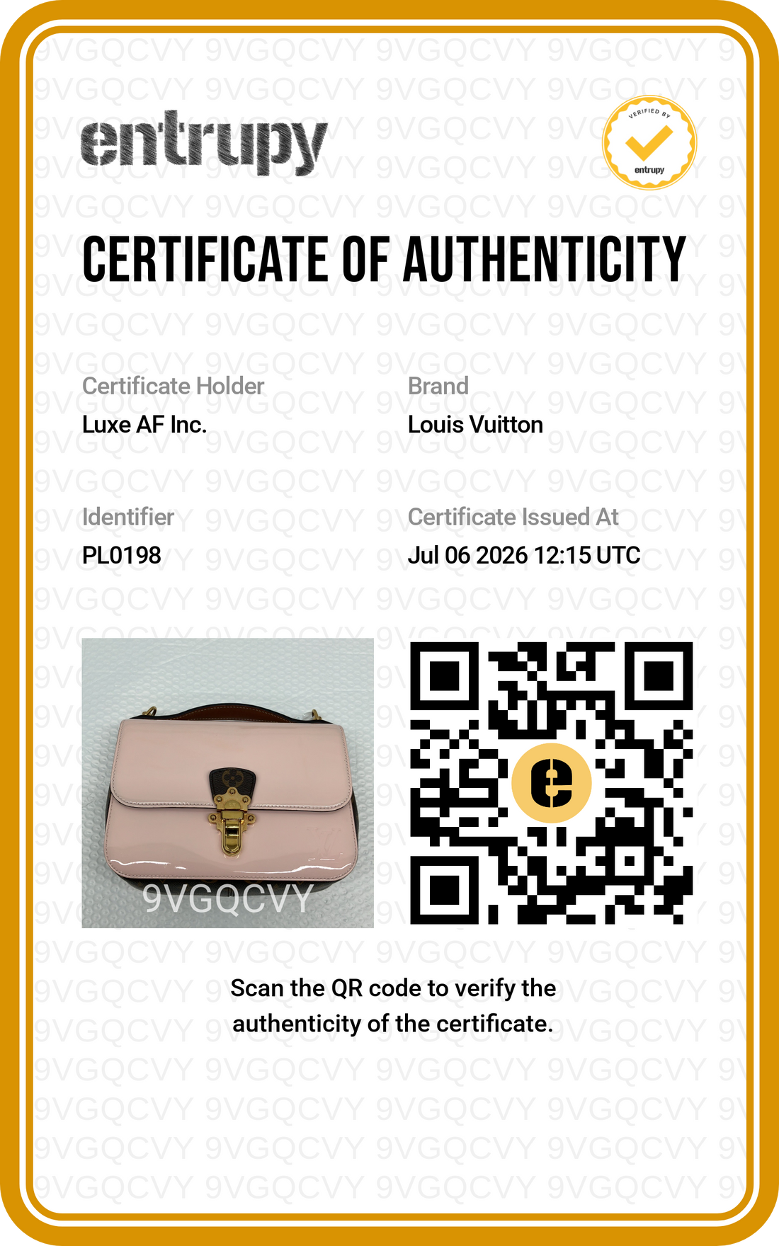 Louis Vuitton Pink Leather Pochette Metis LV3265