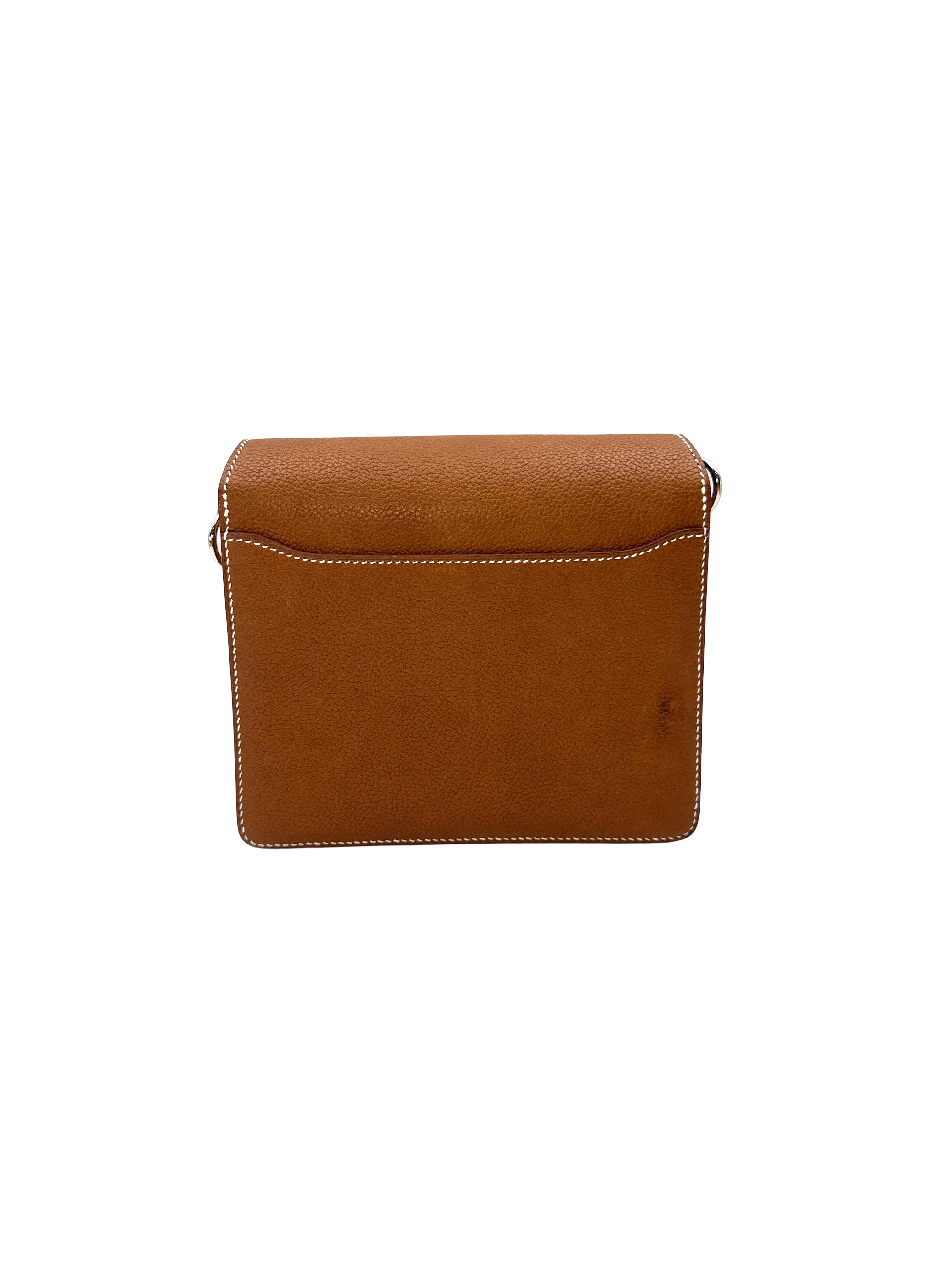 Hermes Roulis Slim Brown Leather Wallet HR149