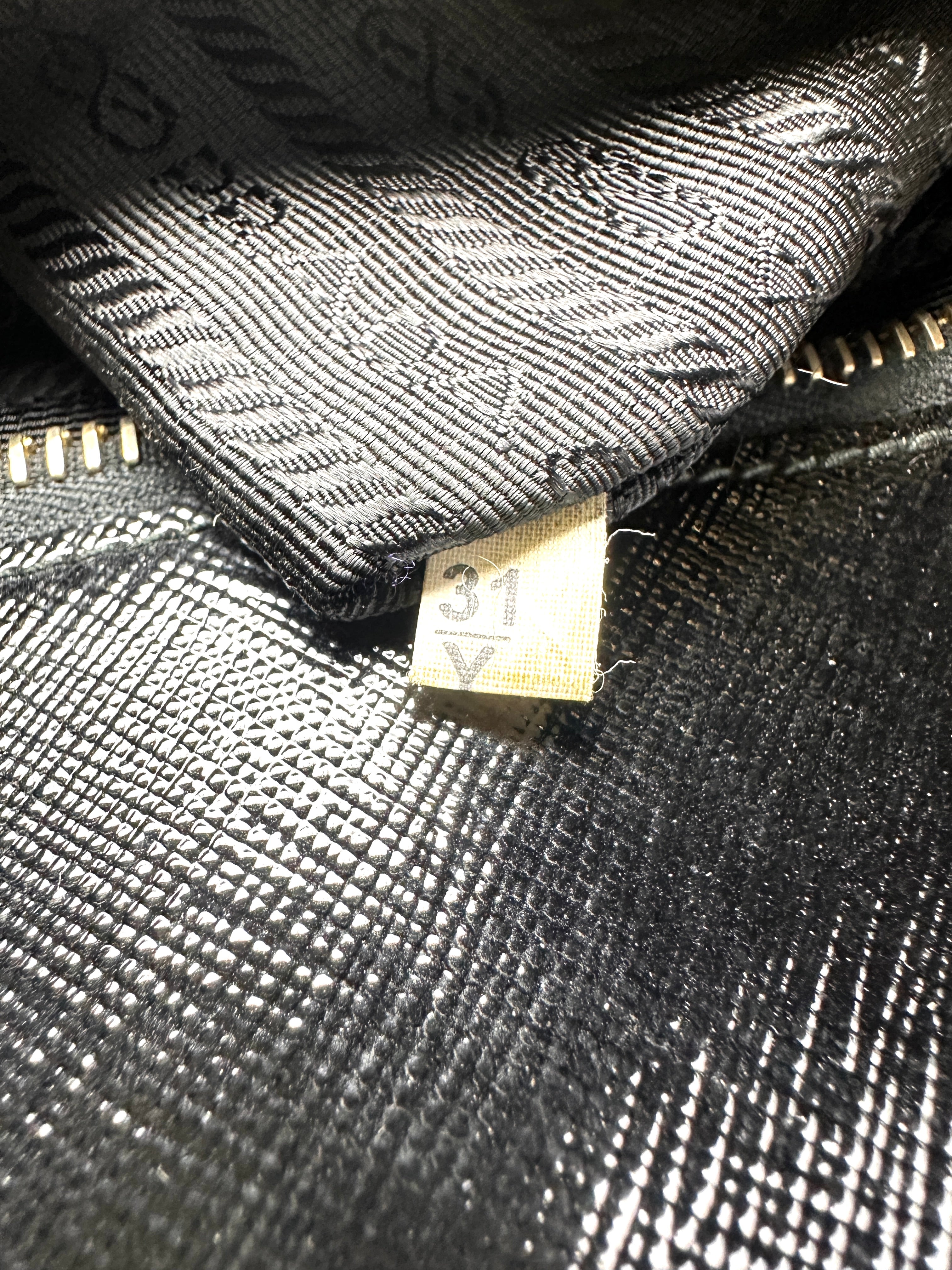 Prada Promenade Black Saffiano Leather Large Size Handle Bag PR541
